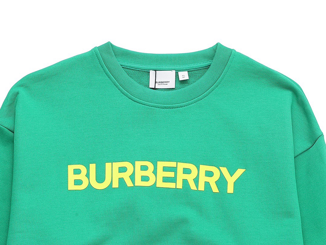 巴宝莉/Burberry 秋冬新品 经典字母压胶圆领卫衣