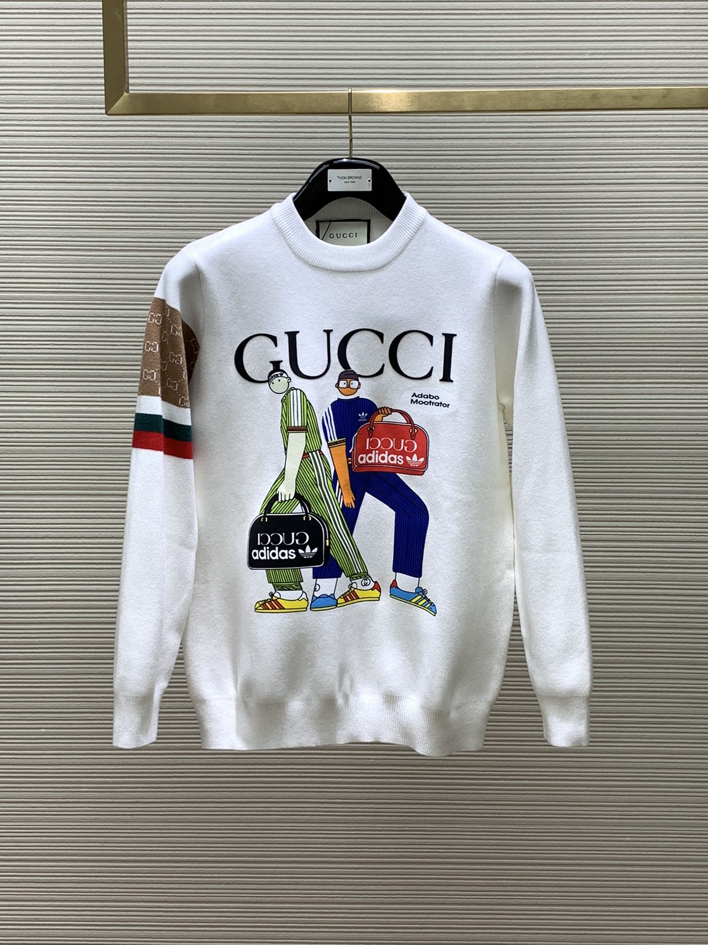 La replica di migliore qualità
 Gucci Abbigliamento Maglione Felpe Stampa Lavorazione a maglia Collezione Autunno Fashion Maniche lunghe