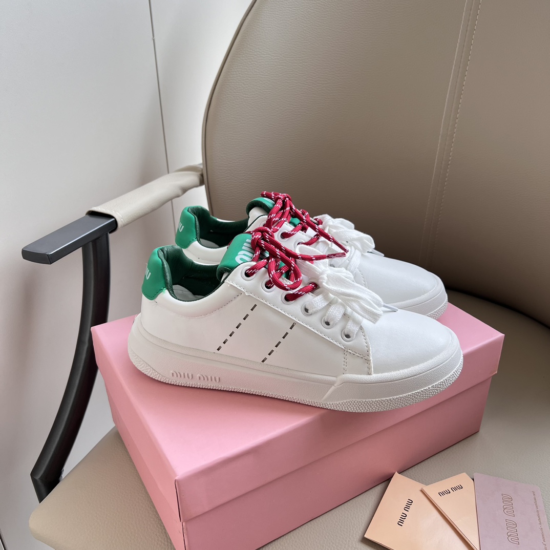 MiuMiu Skateboard Shoes White