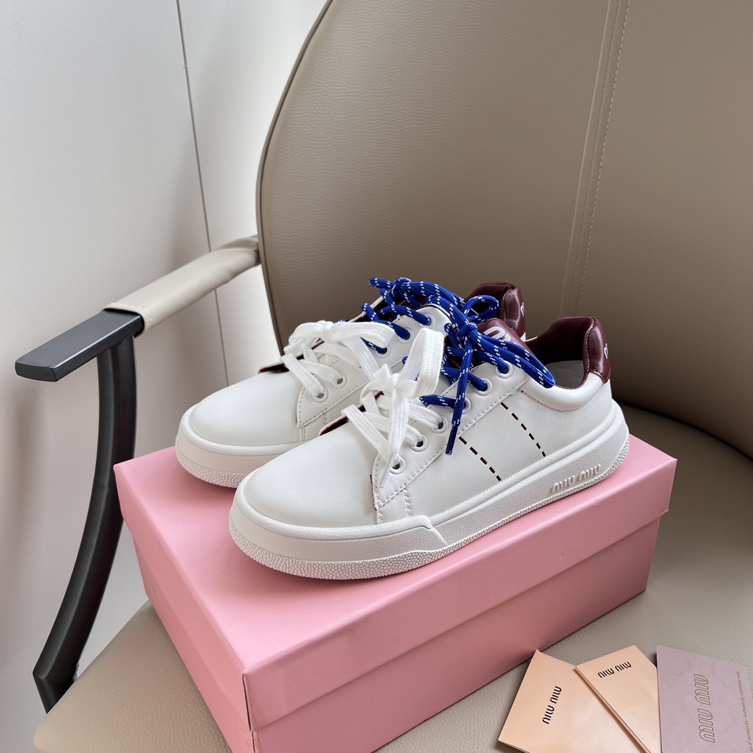 MiuMiu Skateboard Shoes White