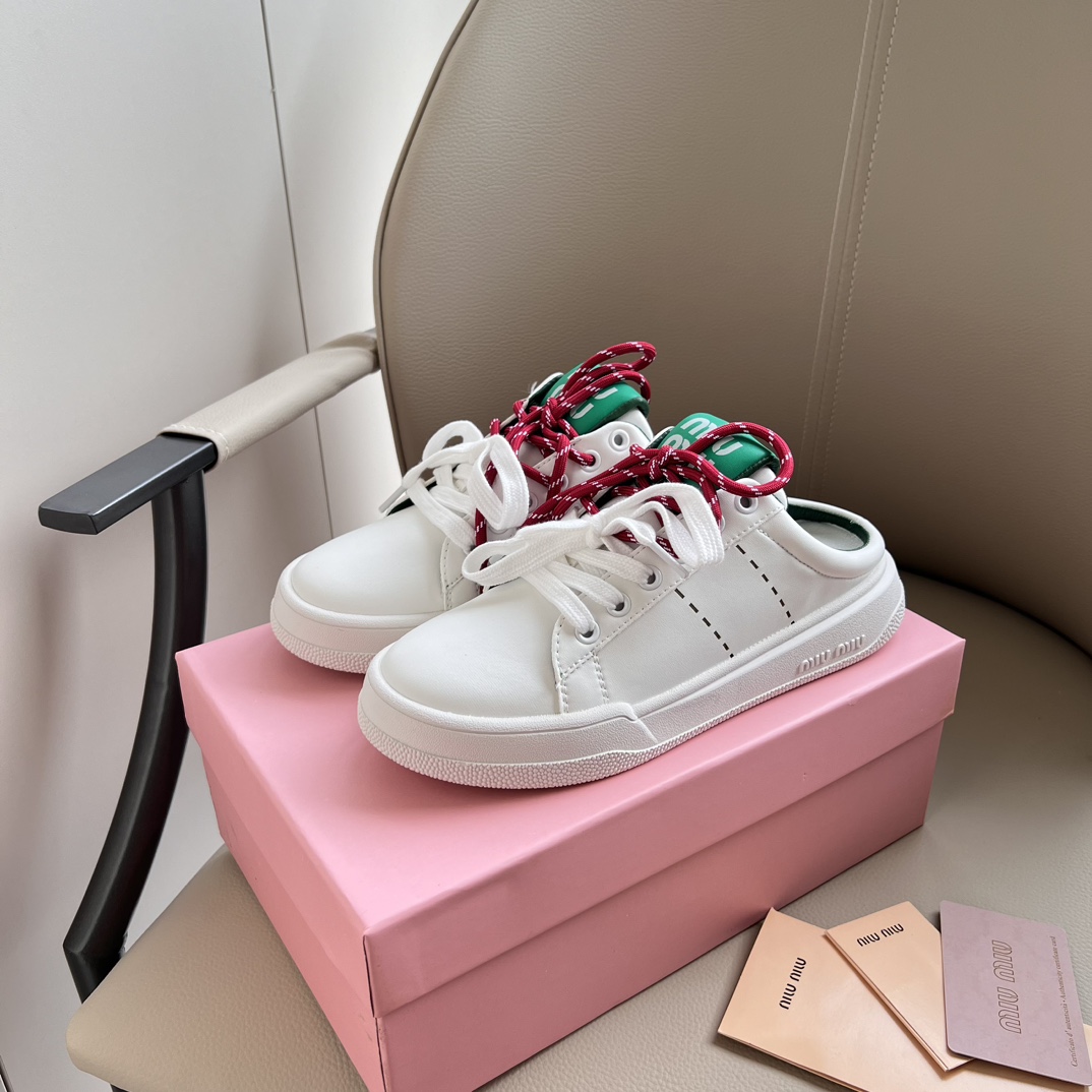 MiuMiu Skateboard Shoes White