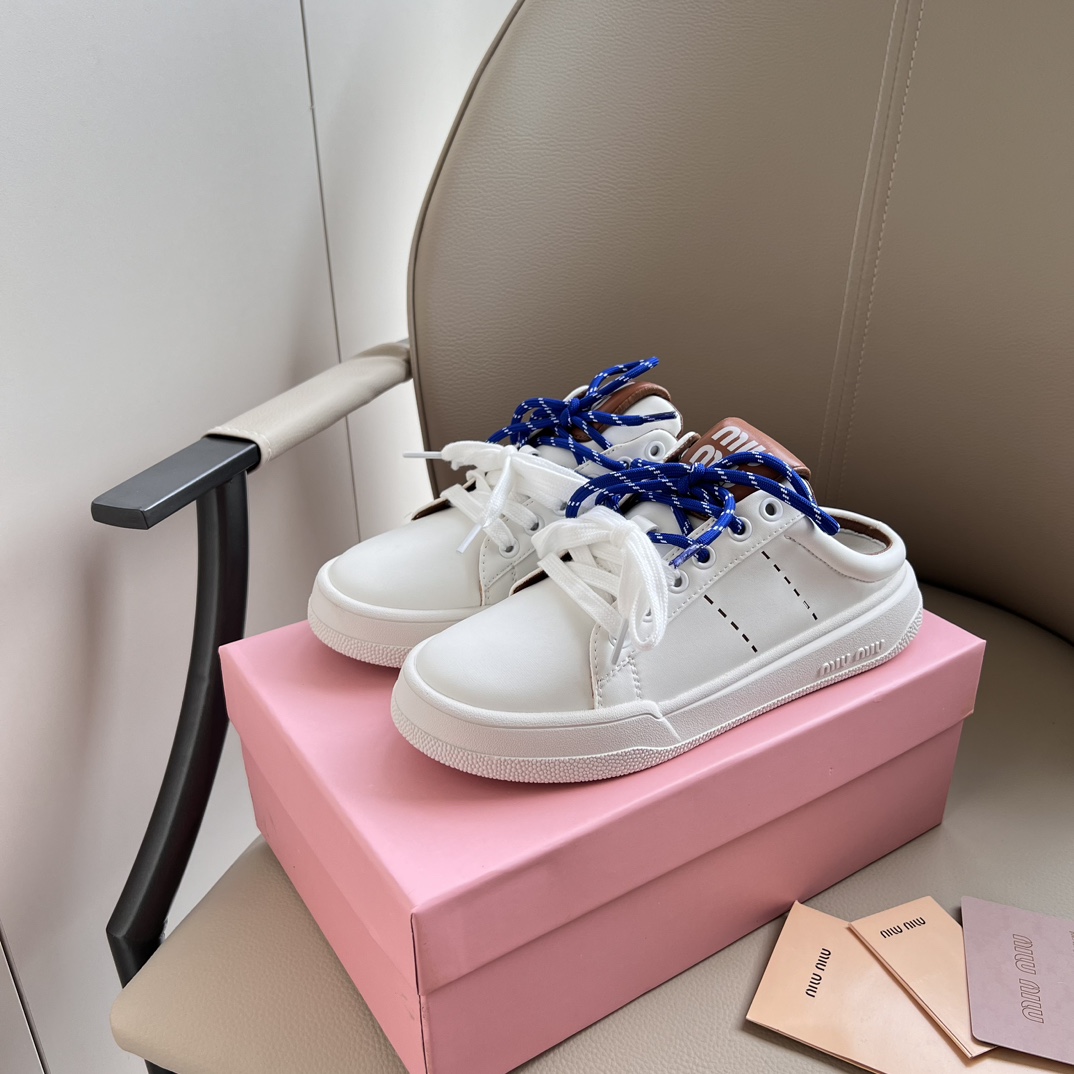 MiuMiu Skateboard Shoes White