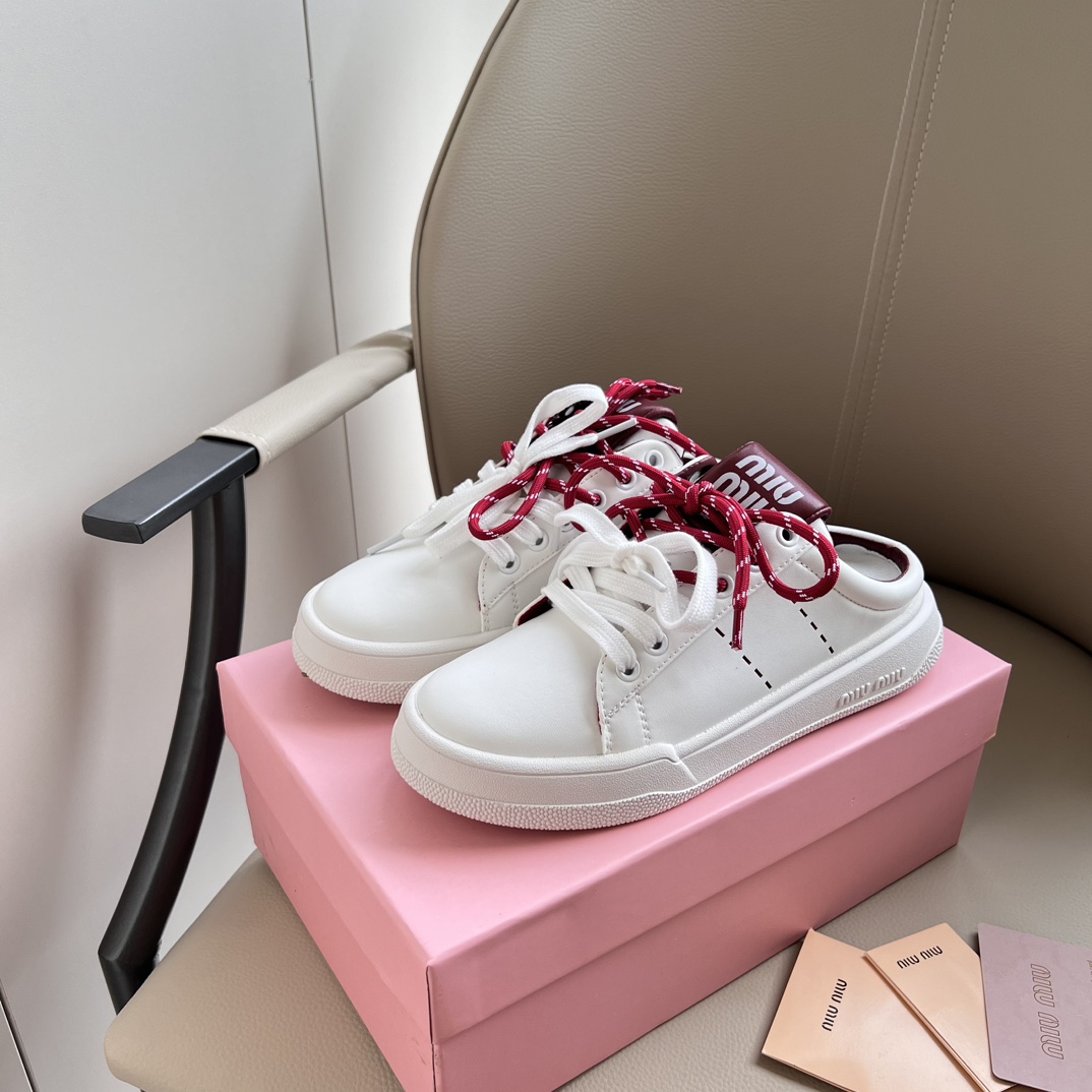 MiuMiu Skateboard Shoes White