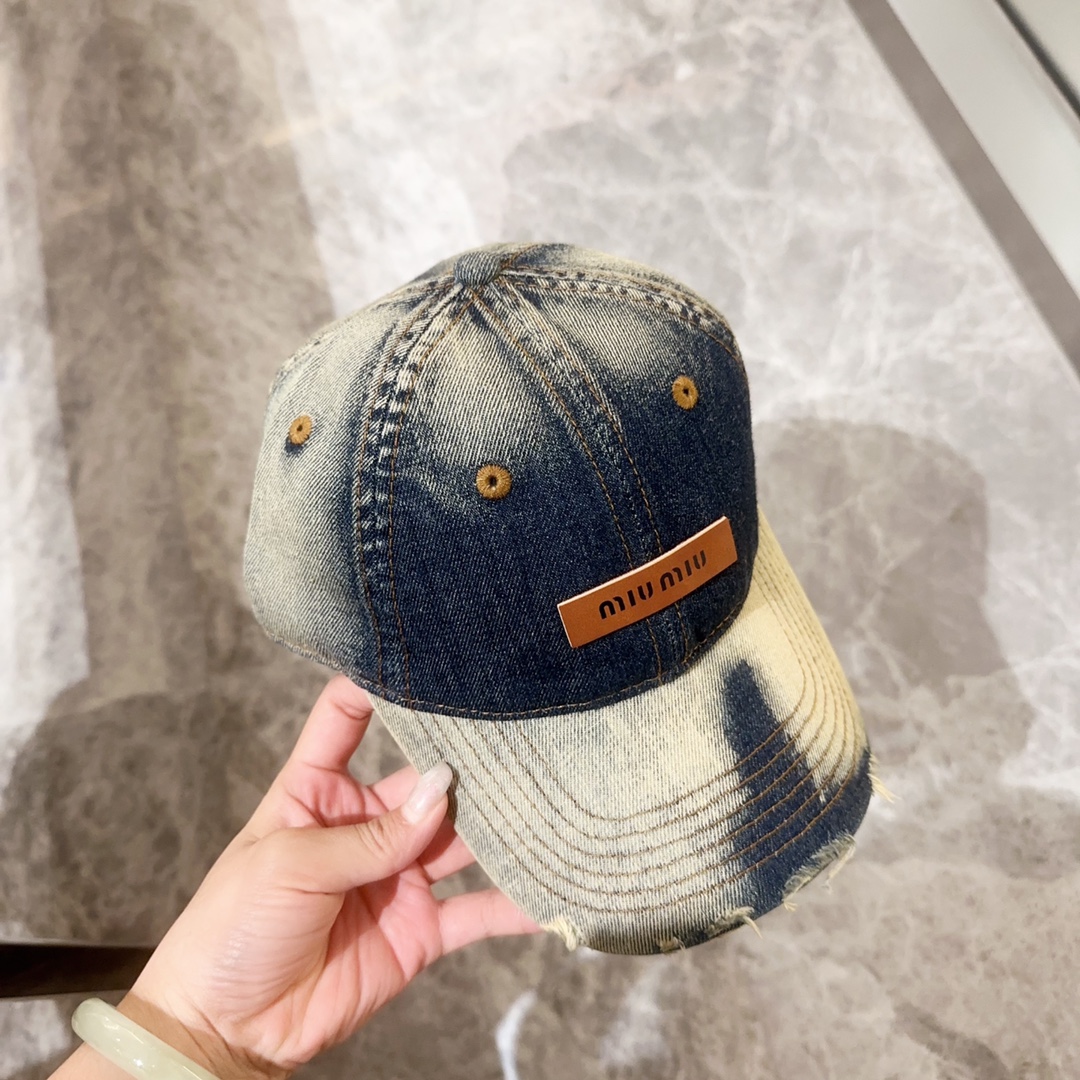 .. Miumiu baseball cap one-on-one custom mold making Head circumference 57cm, u