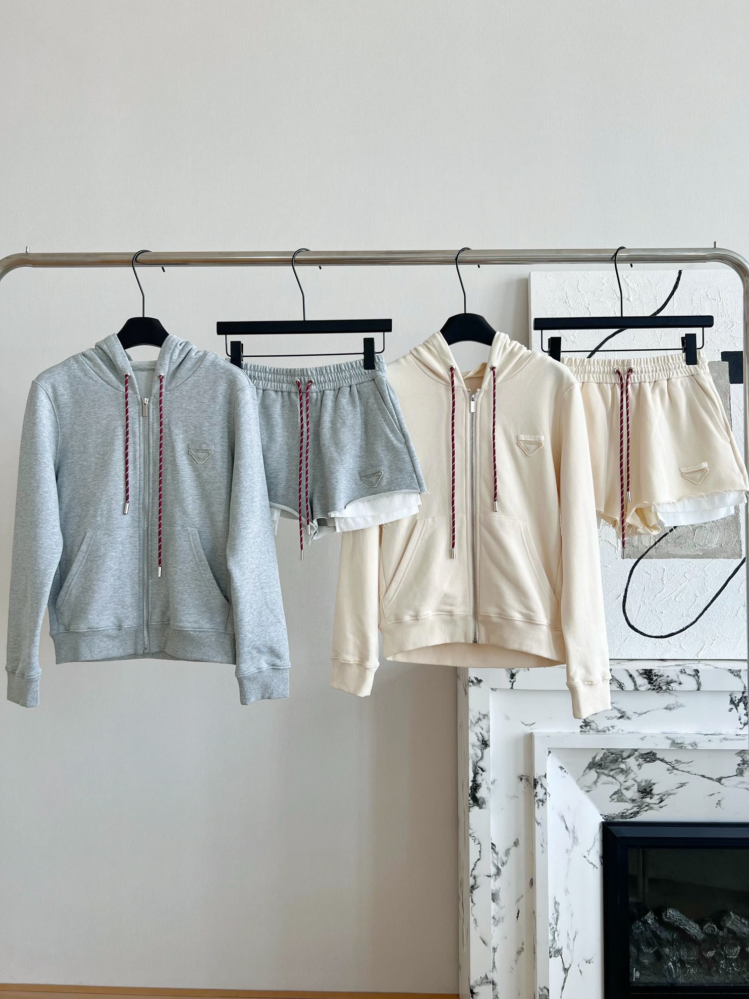 2024 New Women’s Suit Collection: High-Quality, Customized Design, Elegant Gray Almond Color - 图片 1