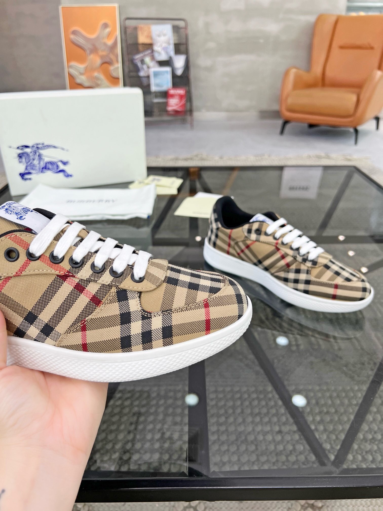 Burberry Haute Couture Classic Luxury Leather Shoe Loafer Shoes 9