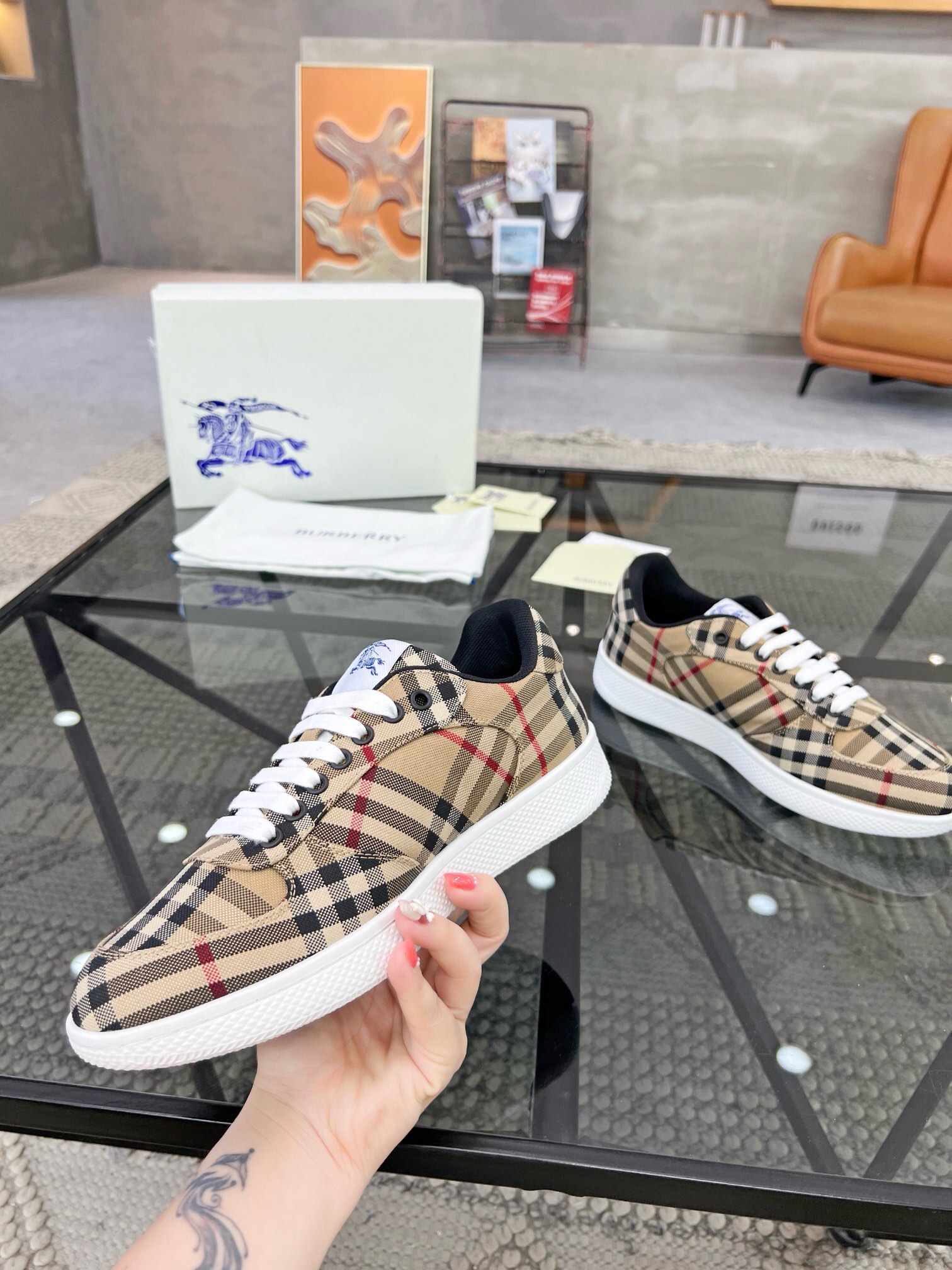 Burberry Haute Couture Classic Luxury Leather Shoe Loafer Shoes 5