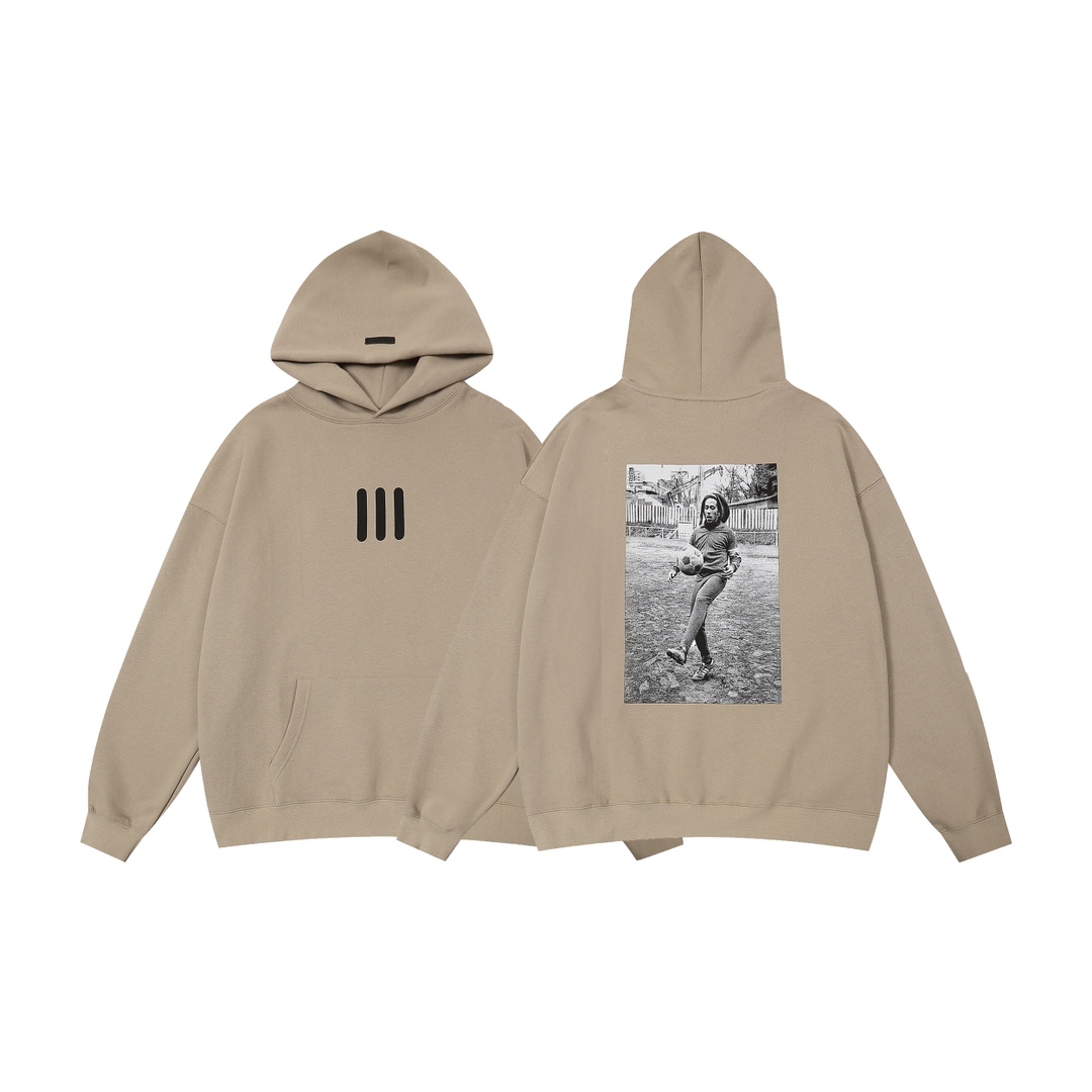 Bob Marley Inspired Fear of God Three Bars Desert Ash Clothing in Various Sizes
