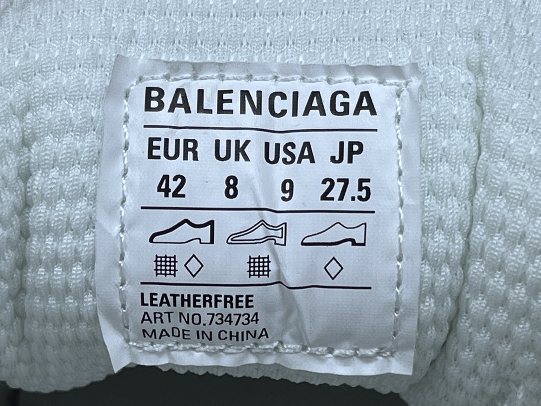 OG版巴黎世家Balenciaga巴黎世家3XL网布系带做旧户外概念老爹鞋男女同款货号734731W3X