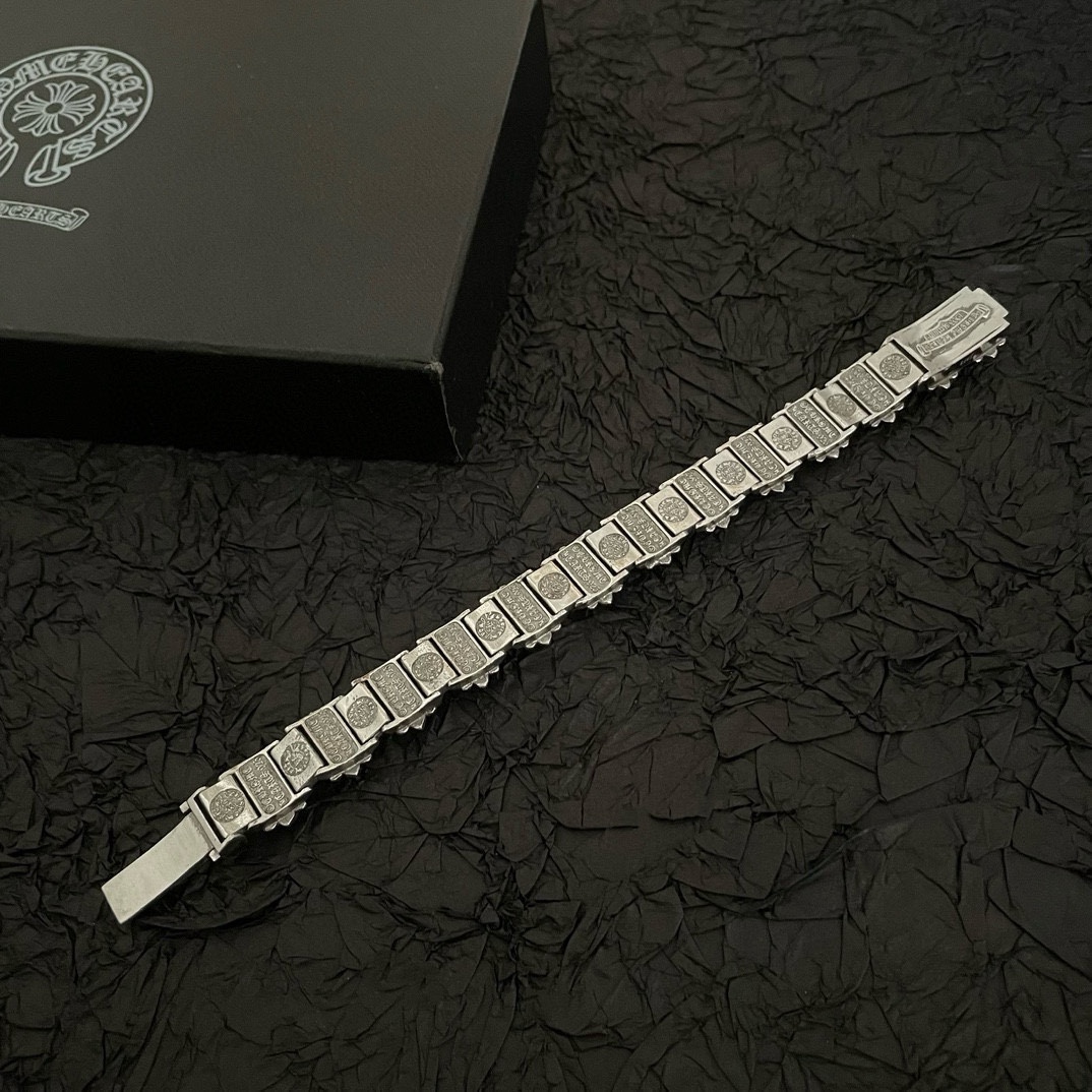 Chrome Hearts Classic Vintage Cross Motif Bracelet - Comprehensive 8