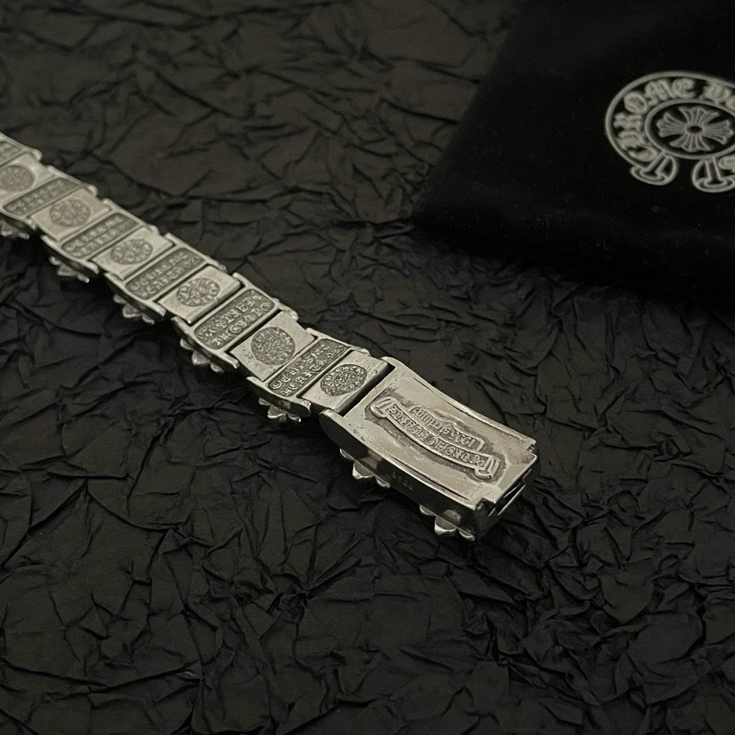Chrome Hearts Classic Vintage Cross Motif Bracelet - Comprehensive 9