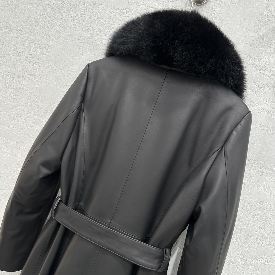 Exclusive Launch: High-End Single Quality Fend*24 Fur Coat with Customizable Fox Hair Collar - 图片 8