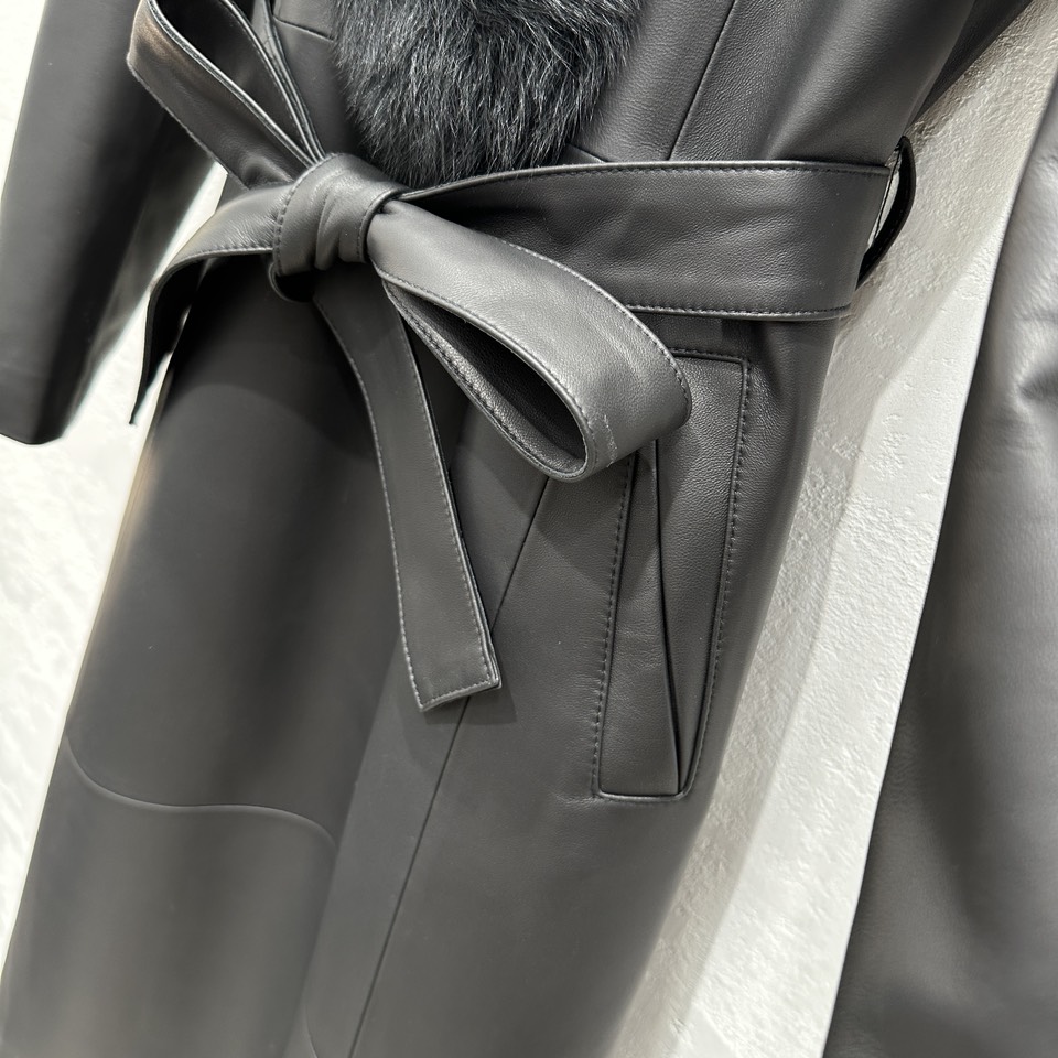 Exclusive Launch: High-End Single Quality Fend*24 Fur Coat with Customizable Fox Hair Collar - 图片 4