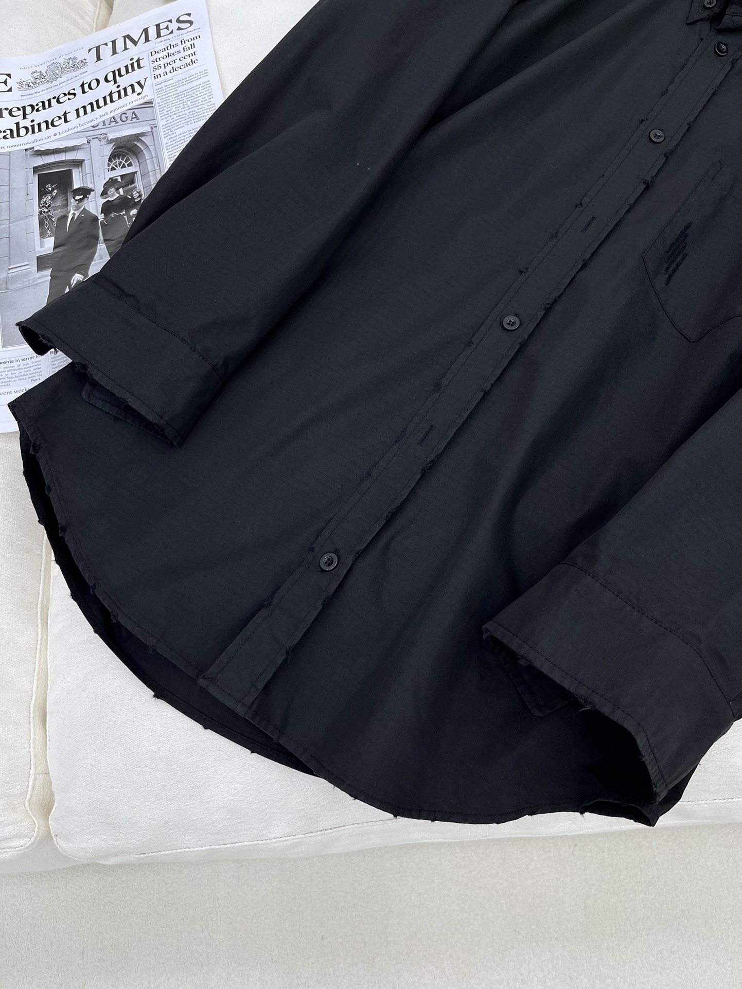 High Quality Women’s Clothes 2024: Paris Street Fashion, Fine Weave Cotton, Machete’s Cufflinking - 图片 4