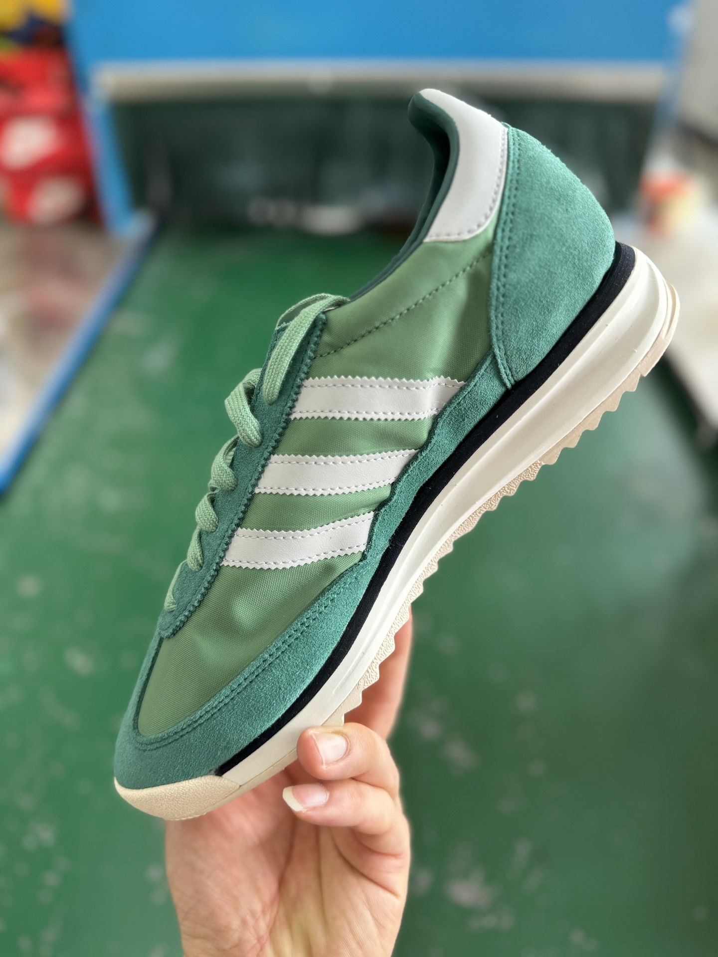 Adidas Originals SL 72 RS IH8016 Classic Retro Running Shoes - Green 4 i1724916539 1907 2