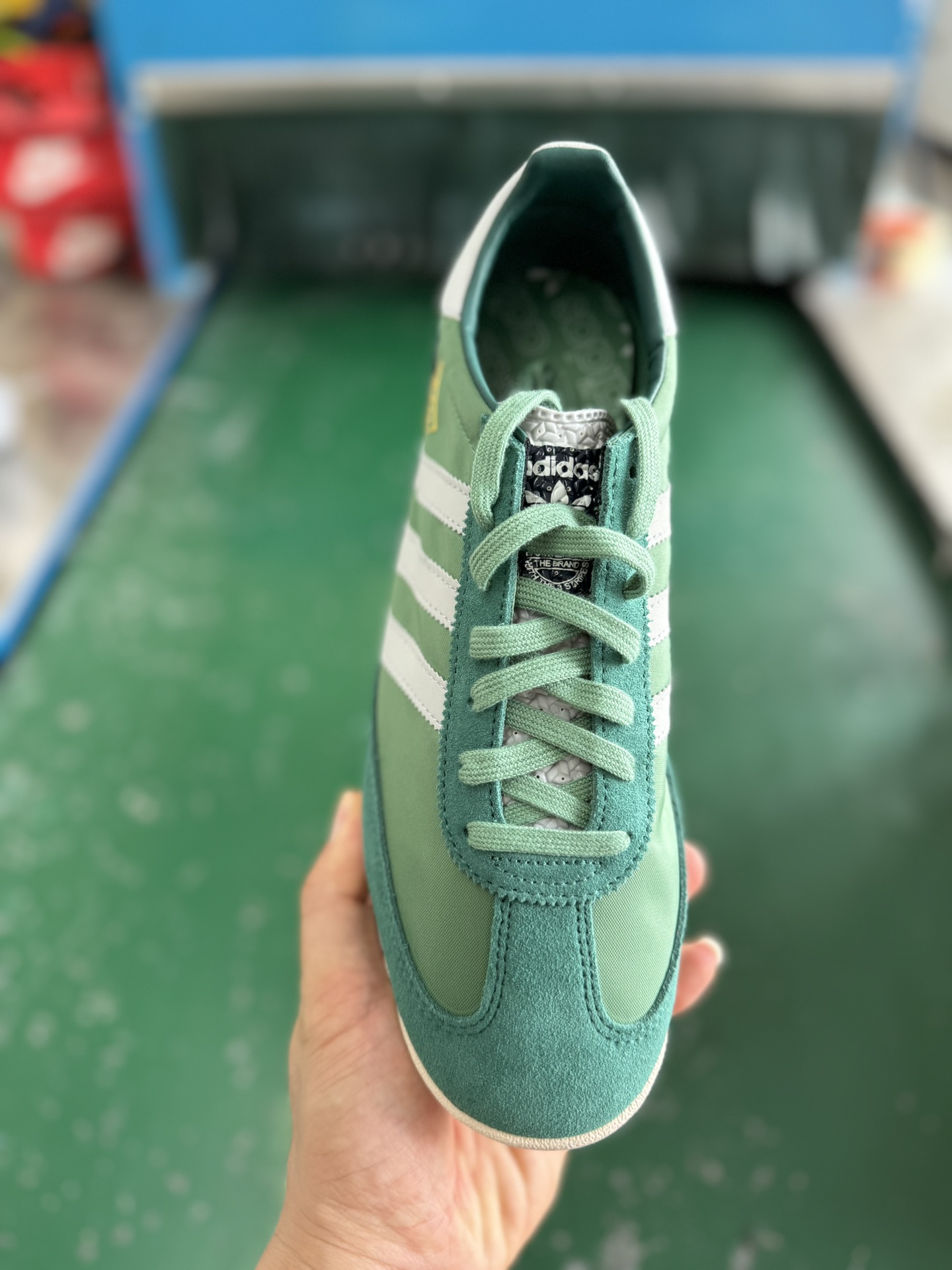 Adidas Originals SL 72 RS IH8016 Classic Retro Running Shoes - Green 3 i1724916539 6213 1
