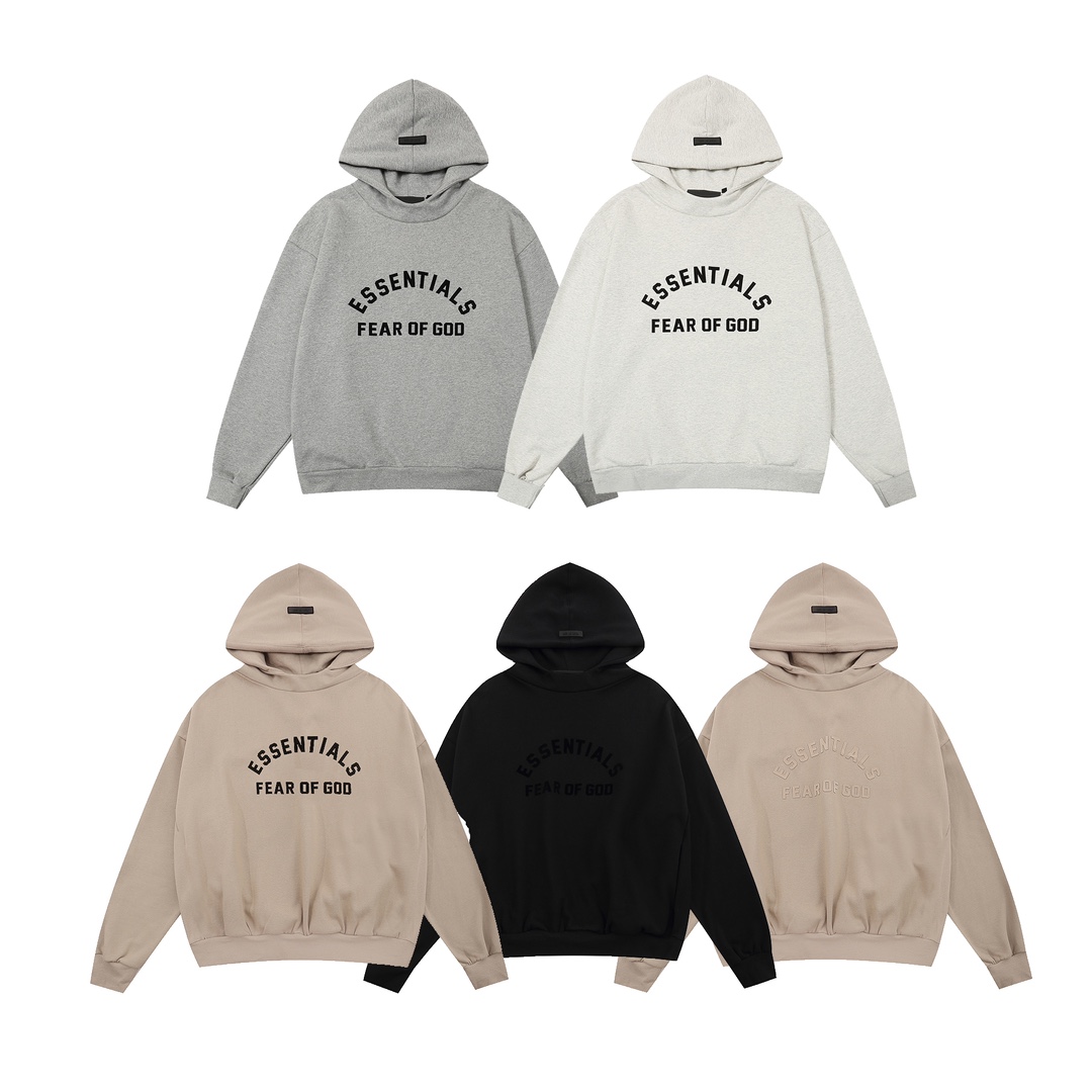 Fear of God Essentials 8th Season Hoodie in Various Colors and Sizes