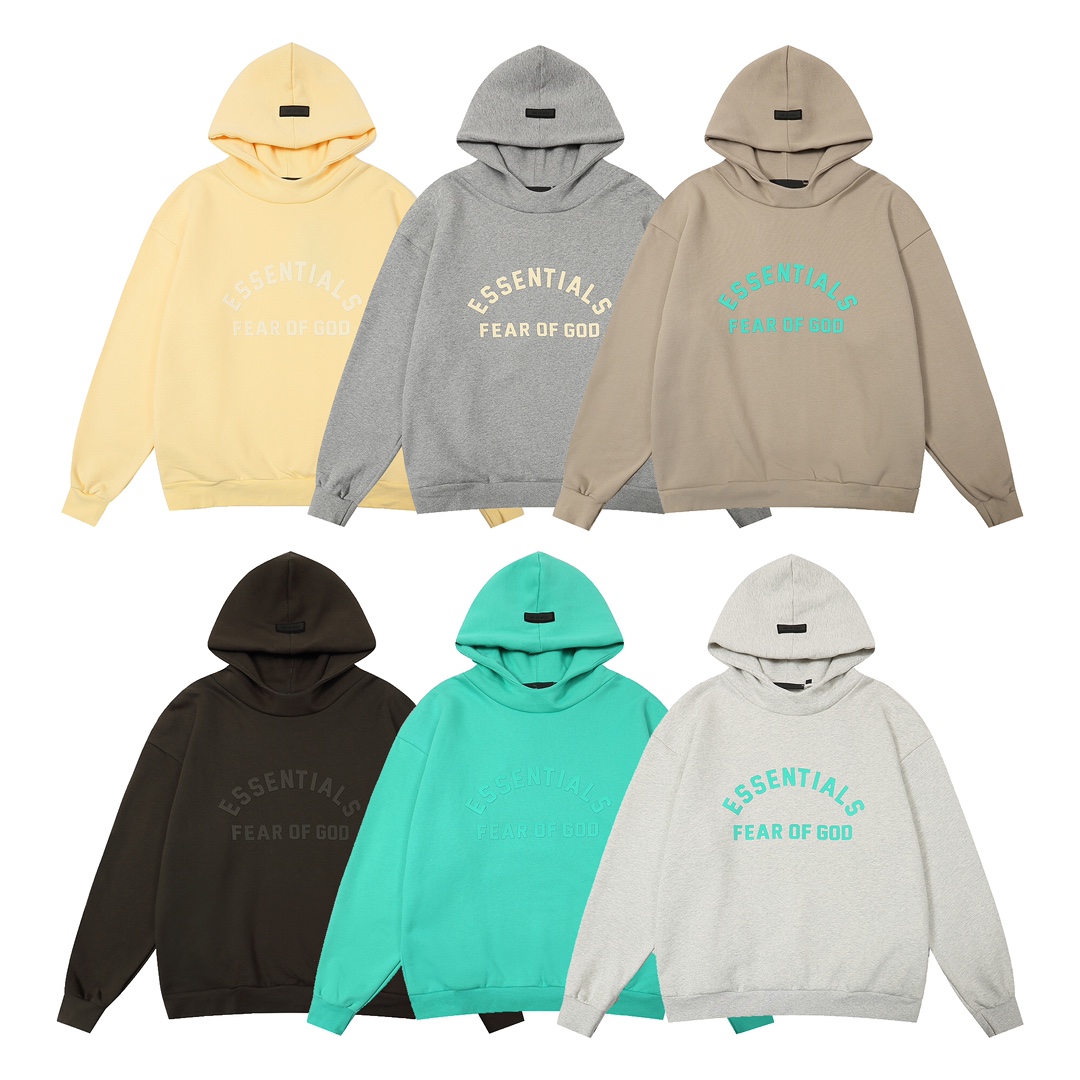 Fear of God Essentials SS24 Hoodie Collection: NCP LM836#, Various Colors and Sizes Available