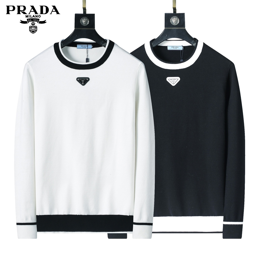 Prada Luxury
 Clothing Sweatshirts Exclusive Cheap
 Men Cotton Fashion