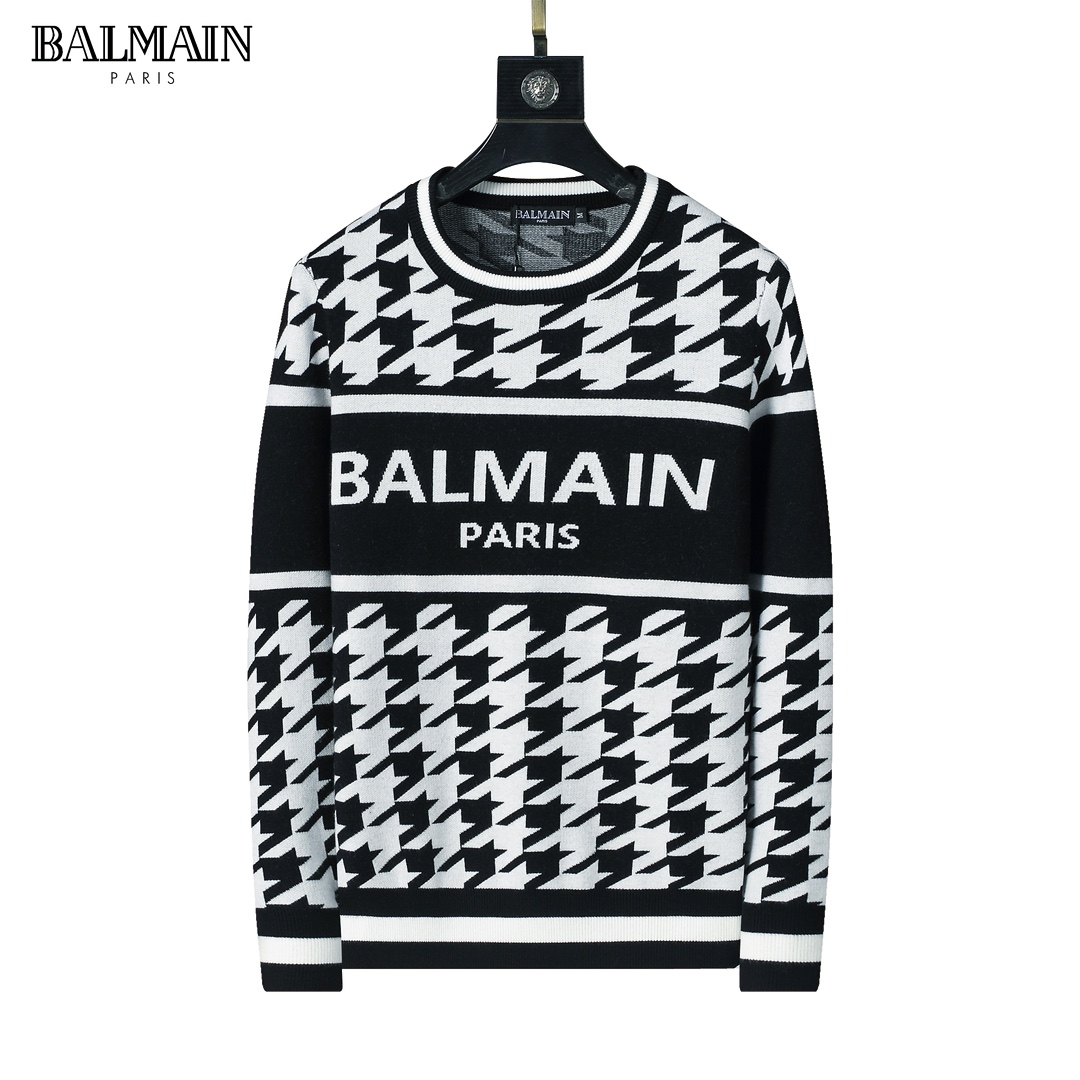 Balmain Clothing Sweatshirts Wool