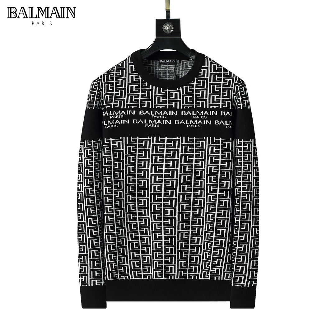 Balmain Clothing Sweatshirts Wool