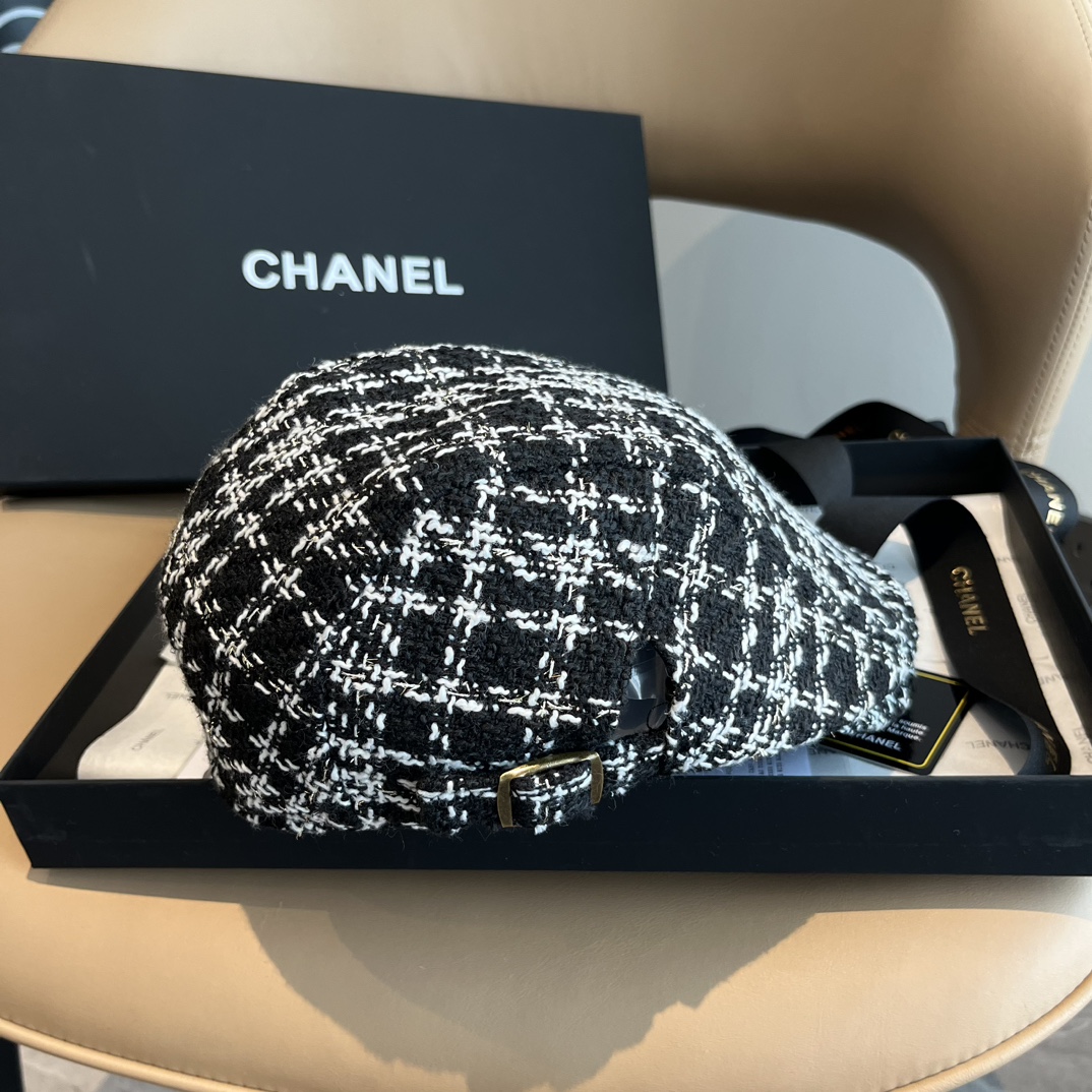 ¥ Chanel香奈儿鸭舌前进帽，头围58cm