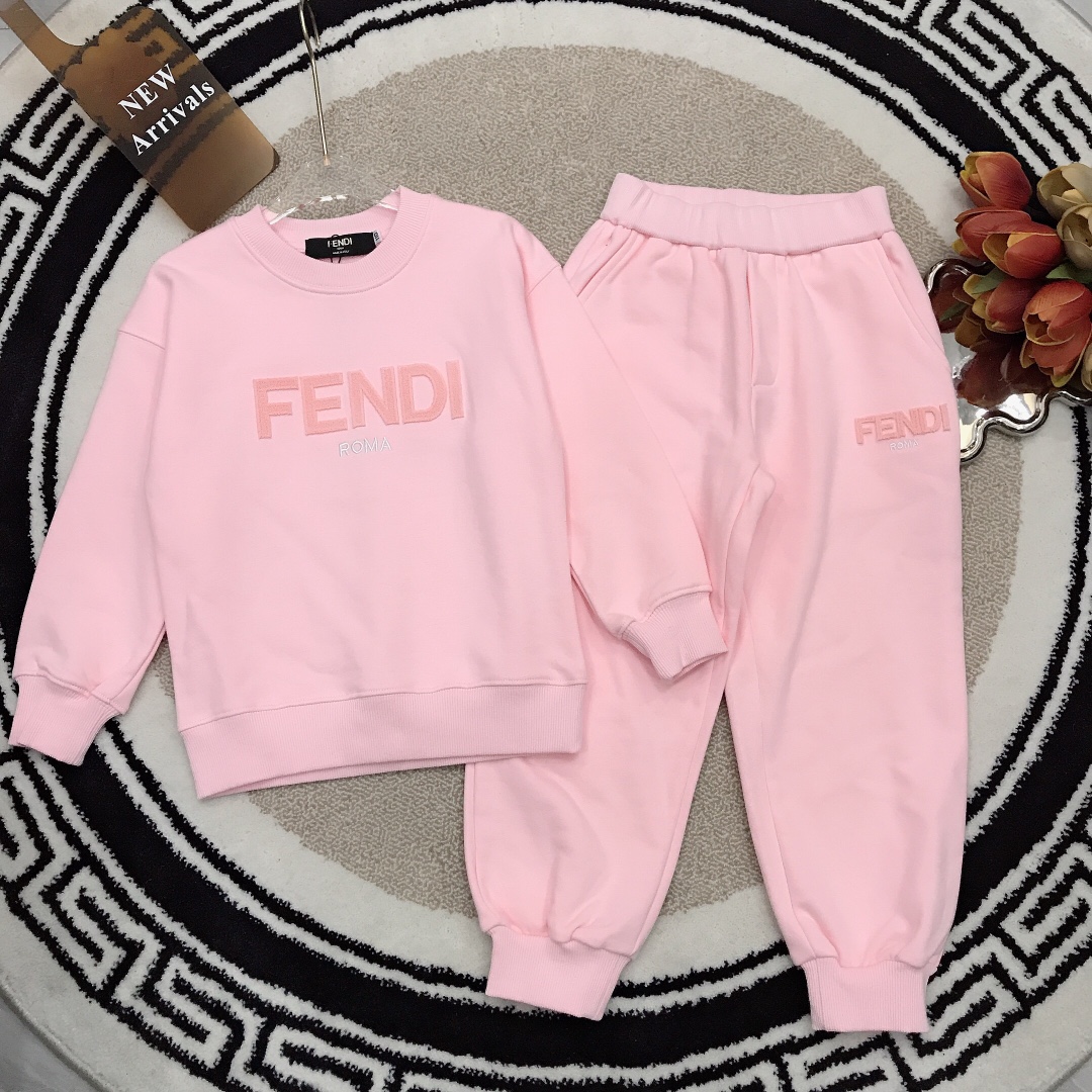 Fendi Vêtements Culottes & Pantalons Couleur rose Imprimé Coton Fashion