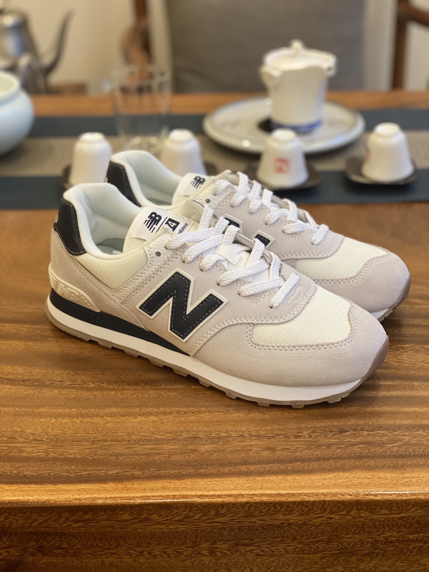😇 DT版  平台货 NB 经典款 574 灰藏蓝 ML574TF2 男女鞋 36 37 37.5 38 38.5 39