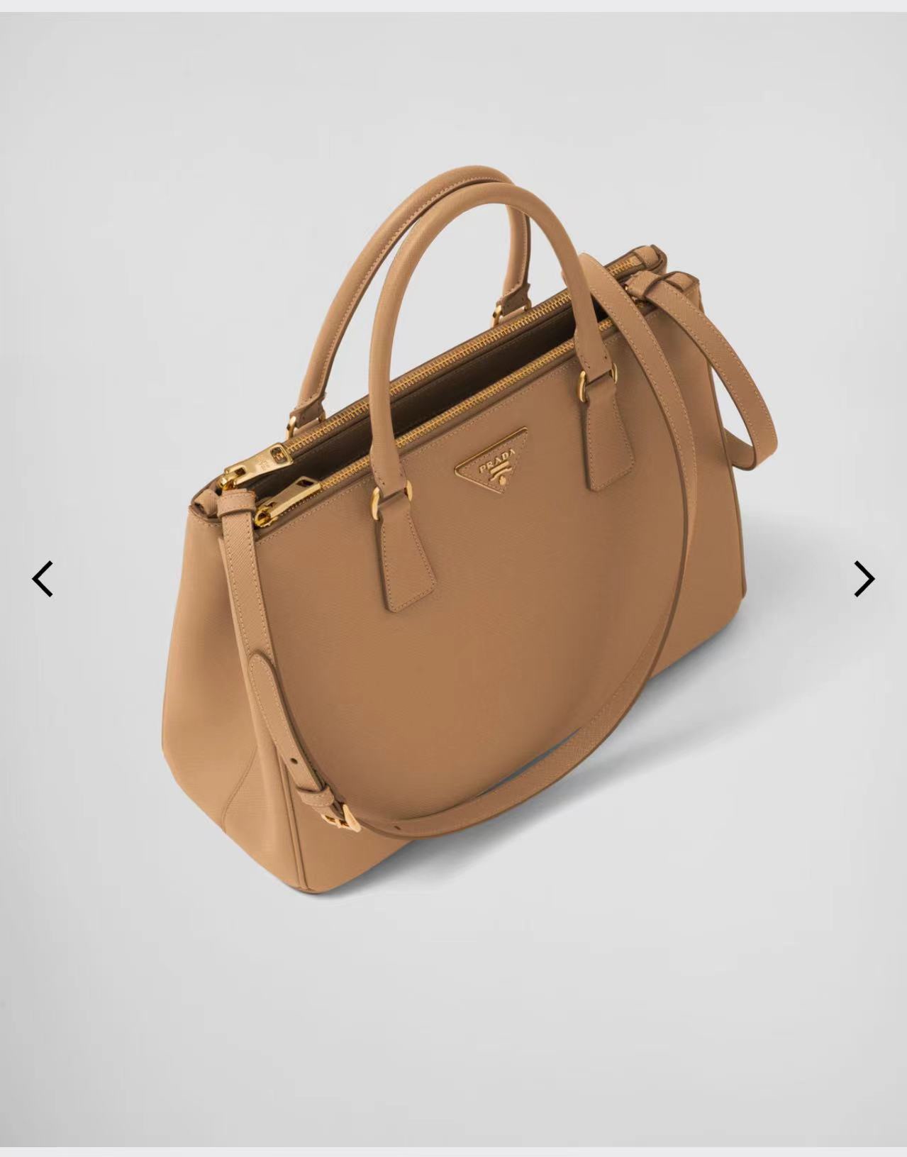 Prada Luxury Designer Handbag Shoulder Bag in fine calfskin