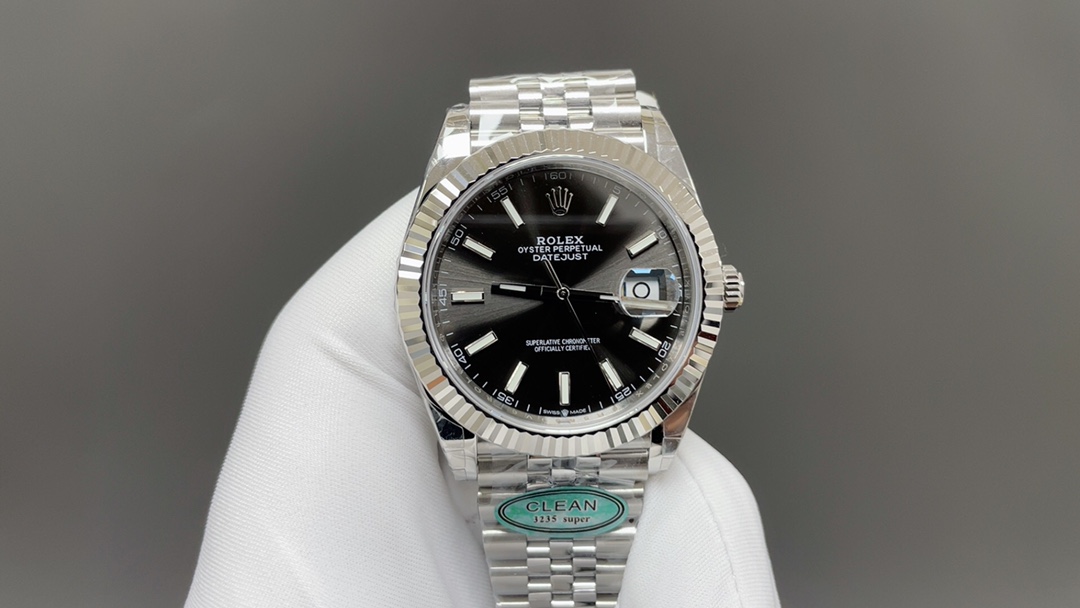 Rolex Montre Noir Blanc