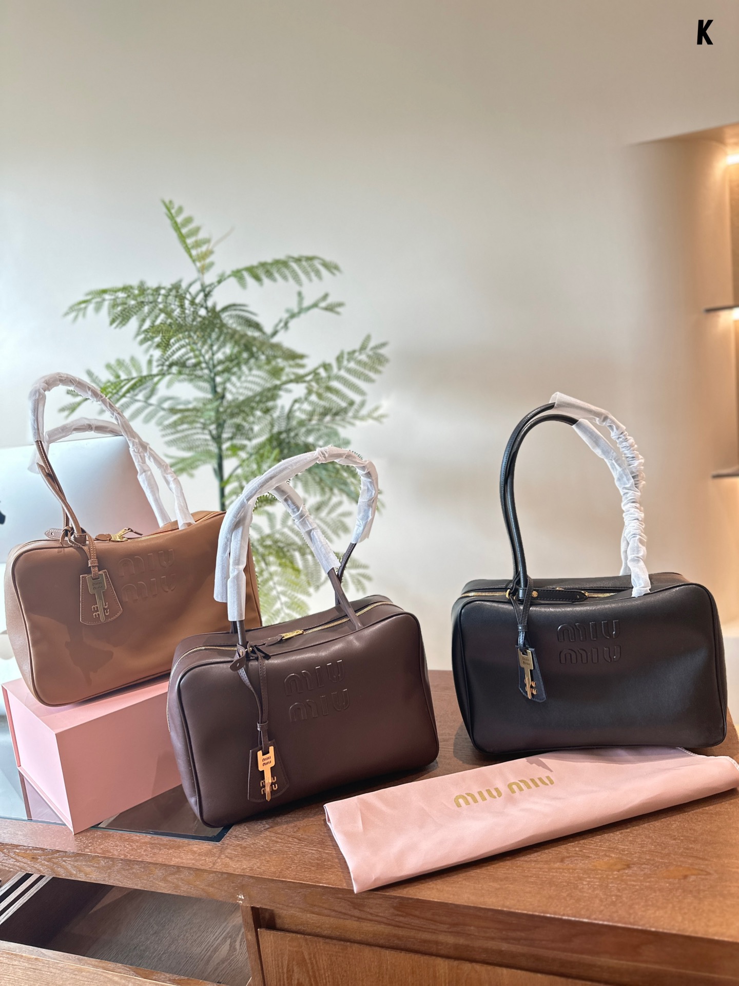 MiuMiu Bags Briefcase Chocolate color Fall/Winter Collection