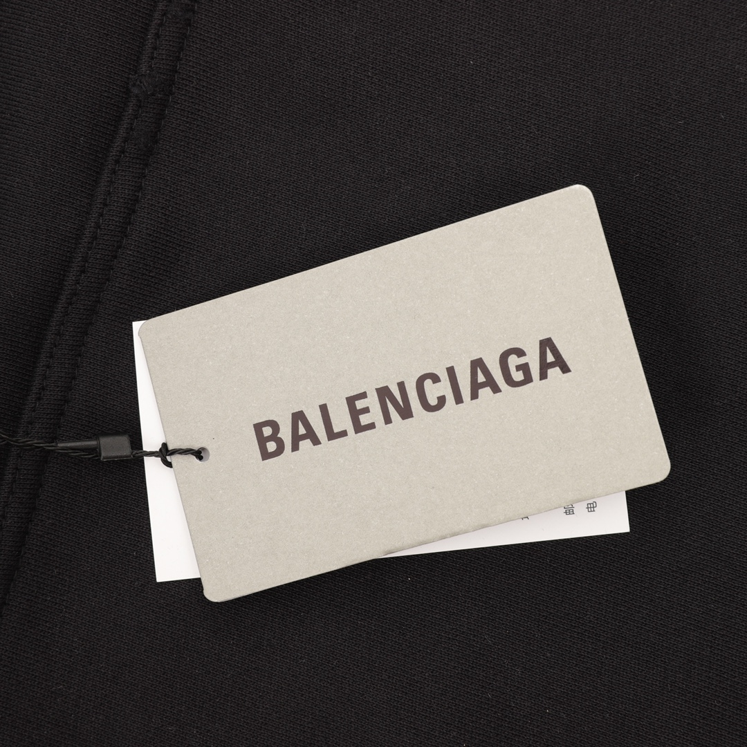 balenciaga/巴黎世家 美纹纸胶带帽衫