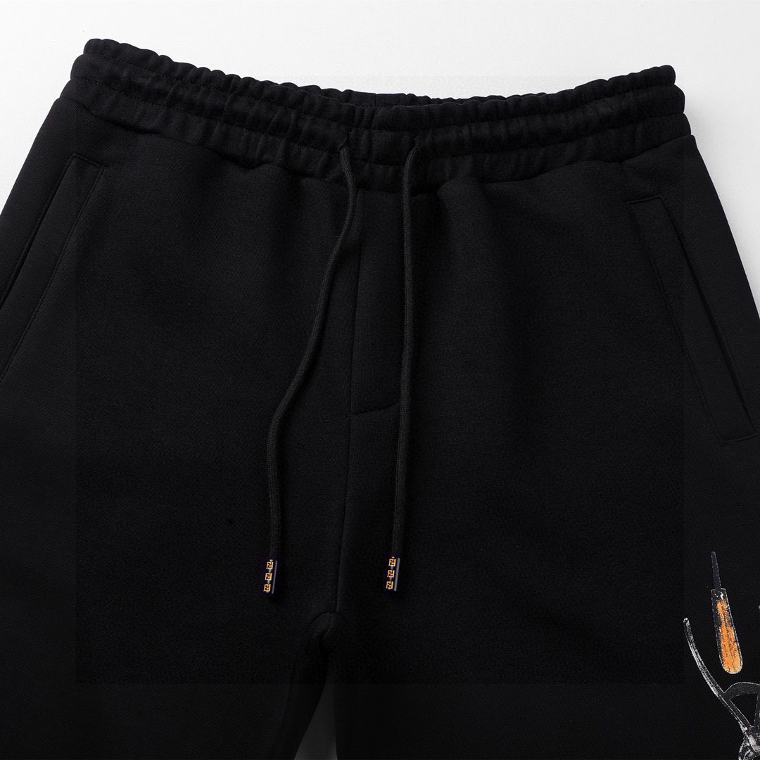 芬迪/Fendi 夏季新款 工匠工具印花休闲短裤 五分裤