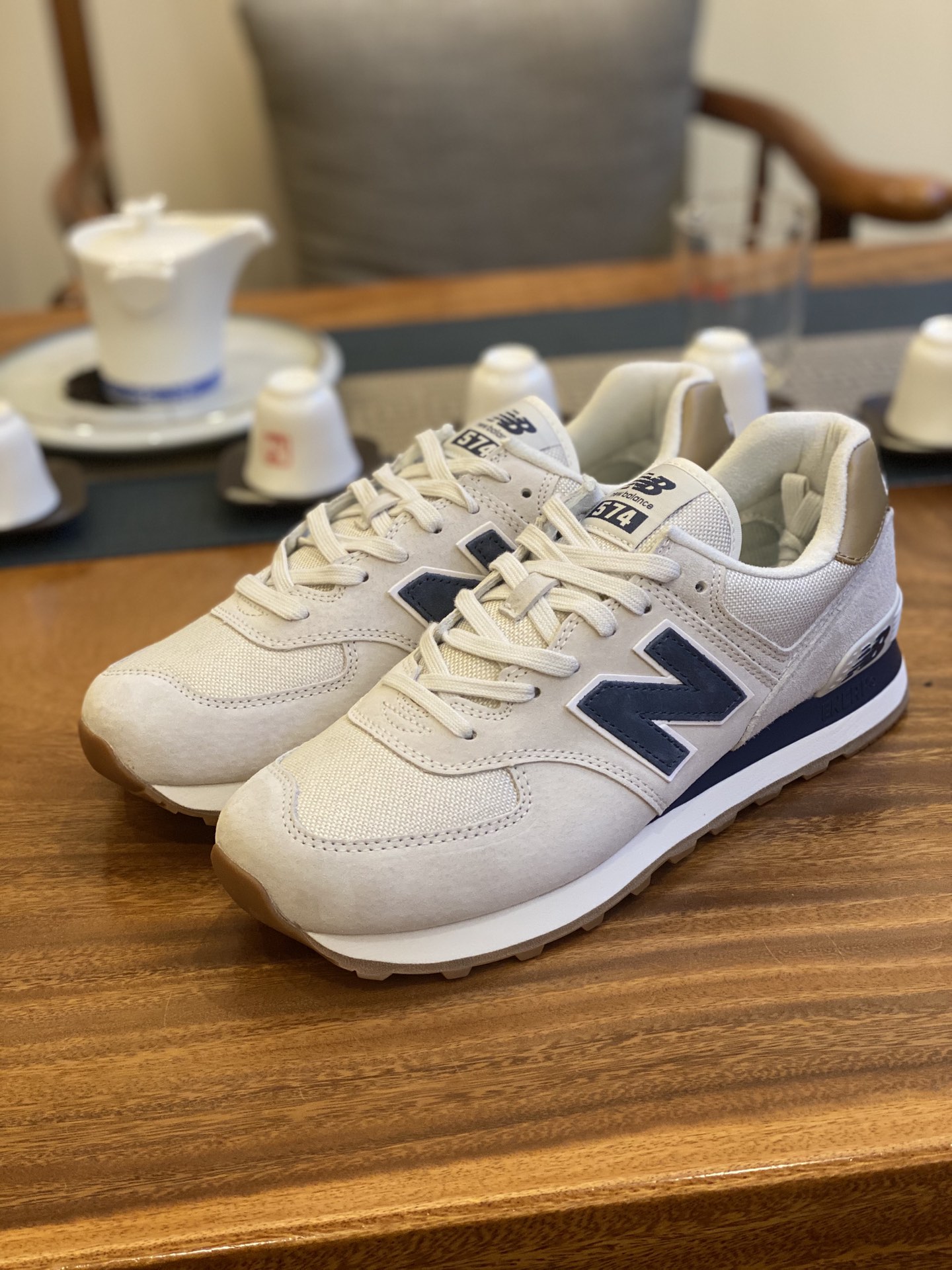 😇 DT版  平台货 NB 经典款 574 灰蓝 ML574LGI 男女鞋 36 37 37.5 38 38.5 39.