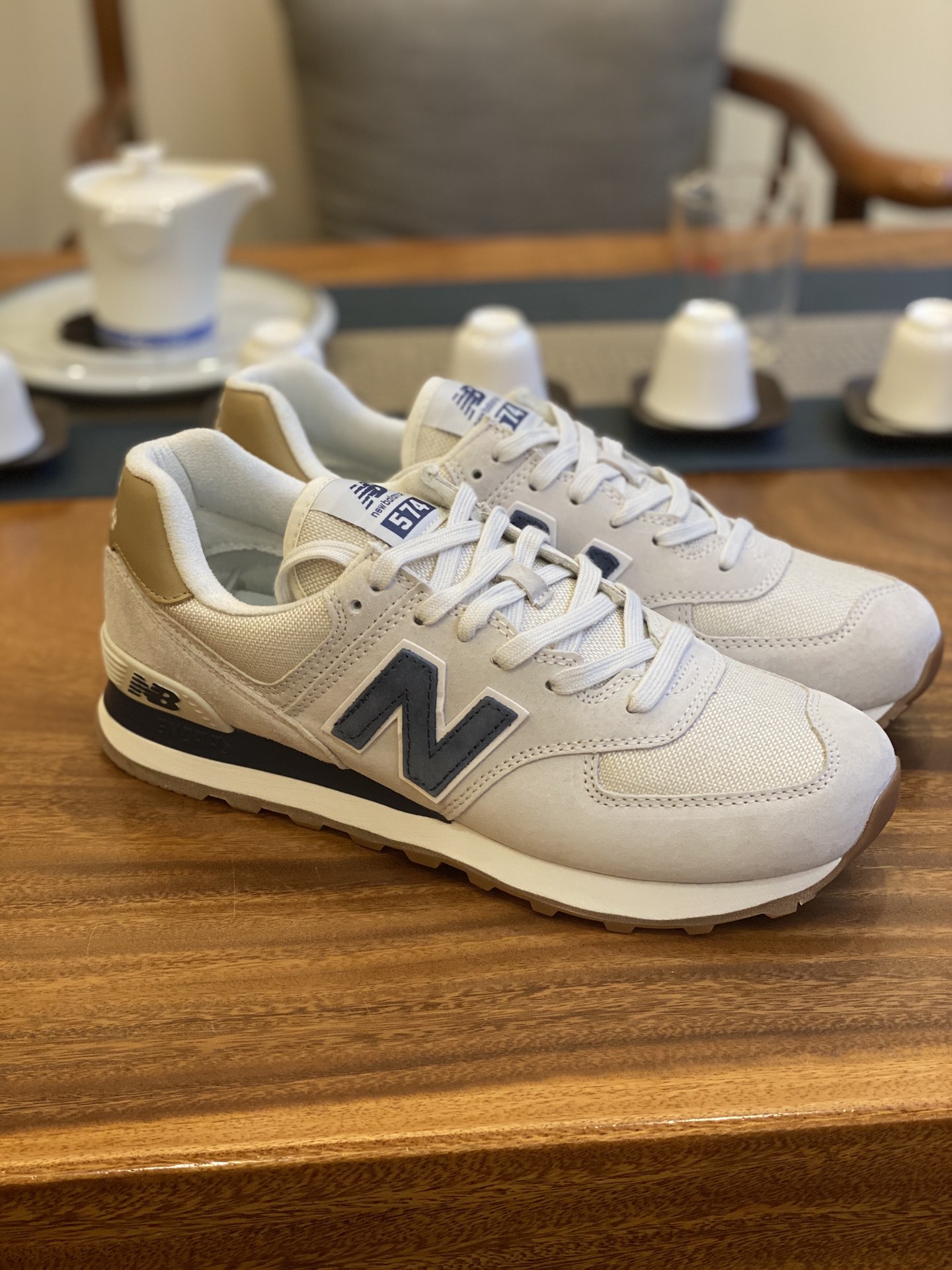 😇 DT版  平台货 NB 经典款 574 灰蓝 ML574LGI 男女鞋 36 37 37.5 38 38.5 39.