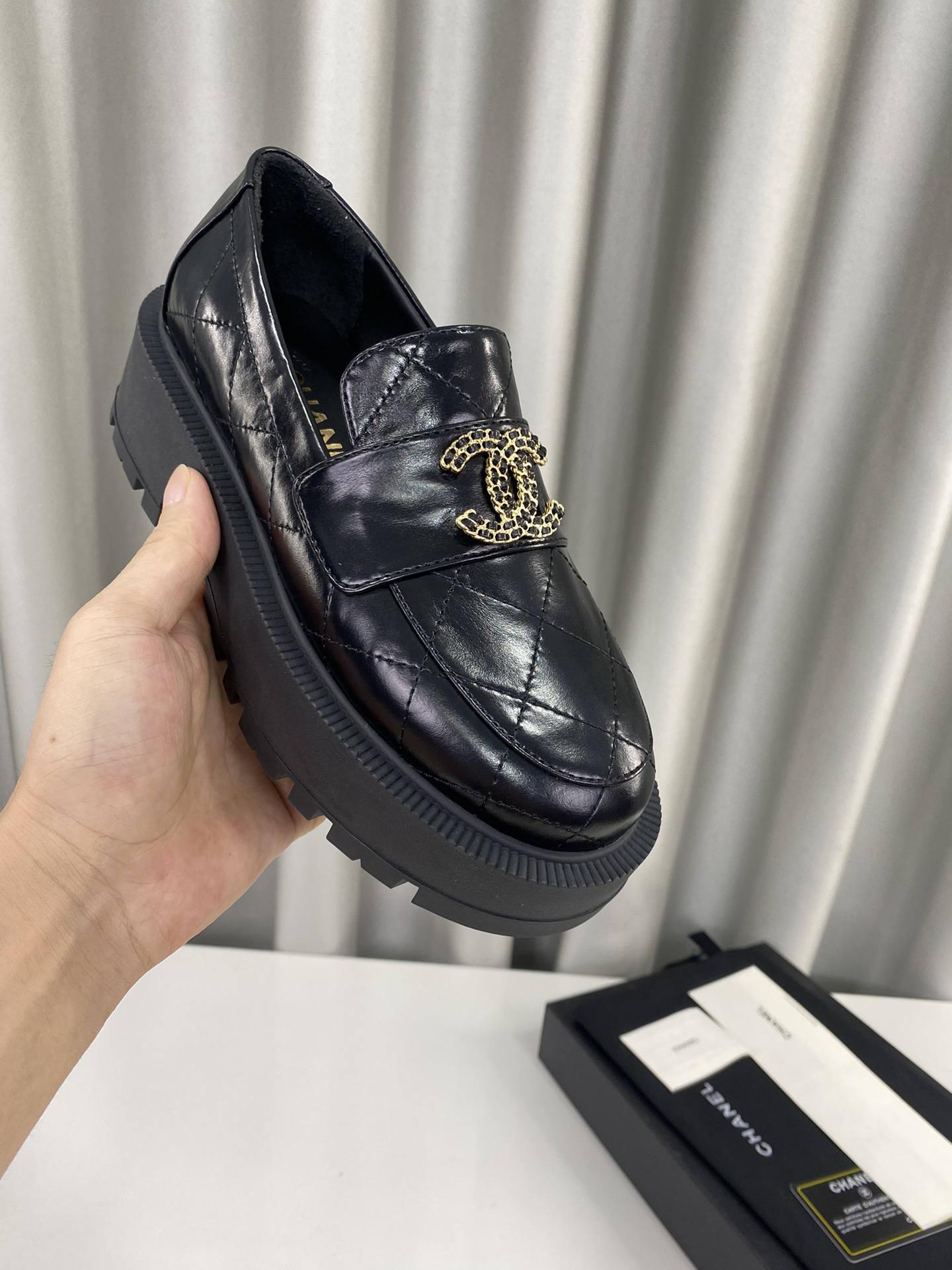 Fábrica 🌺🌺Zapatos de mujer, deportivos originales Chanel Chanel 2024 nuevos mocasines de suela gruesa para …