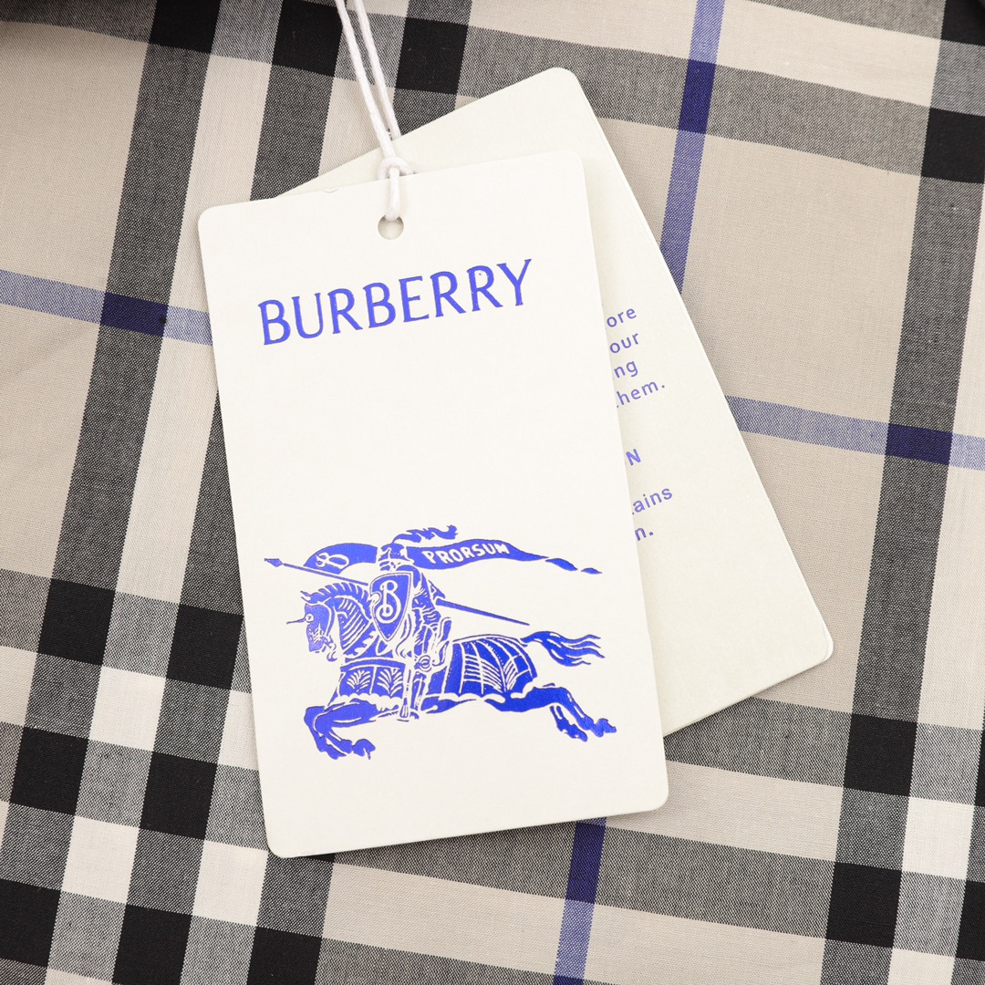 Burberry/巴宝莉 大格纹棉质长袖衬衫