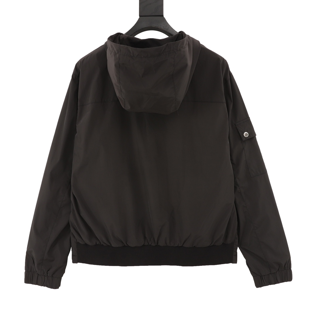 PRADA/普拉达 徽标印花梭织风衣外套 定制薄款透气