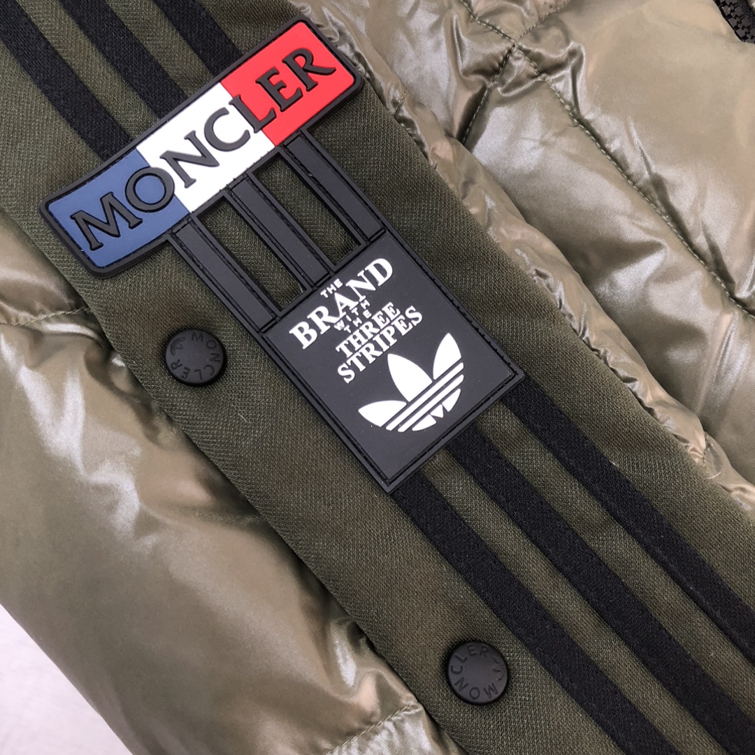 MonclerxAdidas三叶草联名合作款秋冬新款羽绒服两大品牌强强联手推出突破性的“探索者艺术”系列