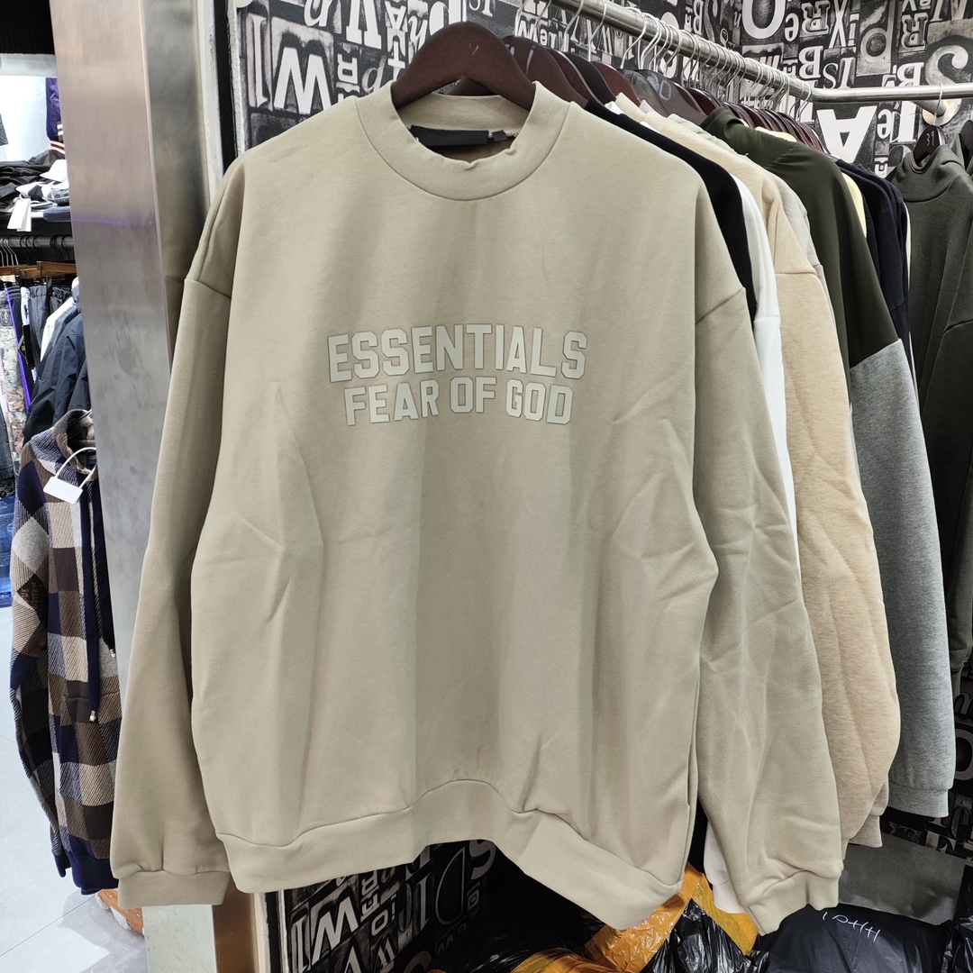 ESSENTIALS Store
 Clothing Sweatshirts Black Grey White Essential