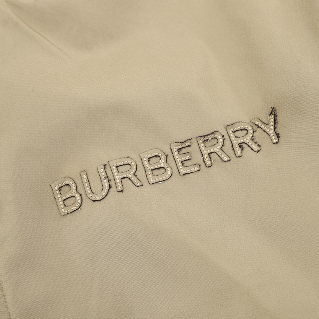 Burberry/巴宝莉 刺绣字母徽标夹克外套