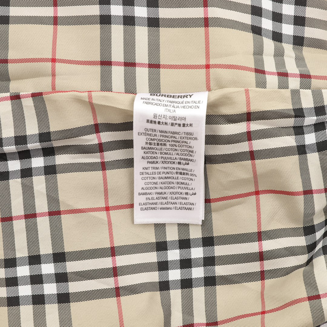 Burberry/巴宝莉 刺绣字母徽标夹克外套