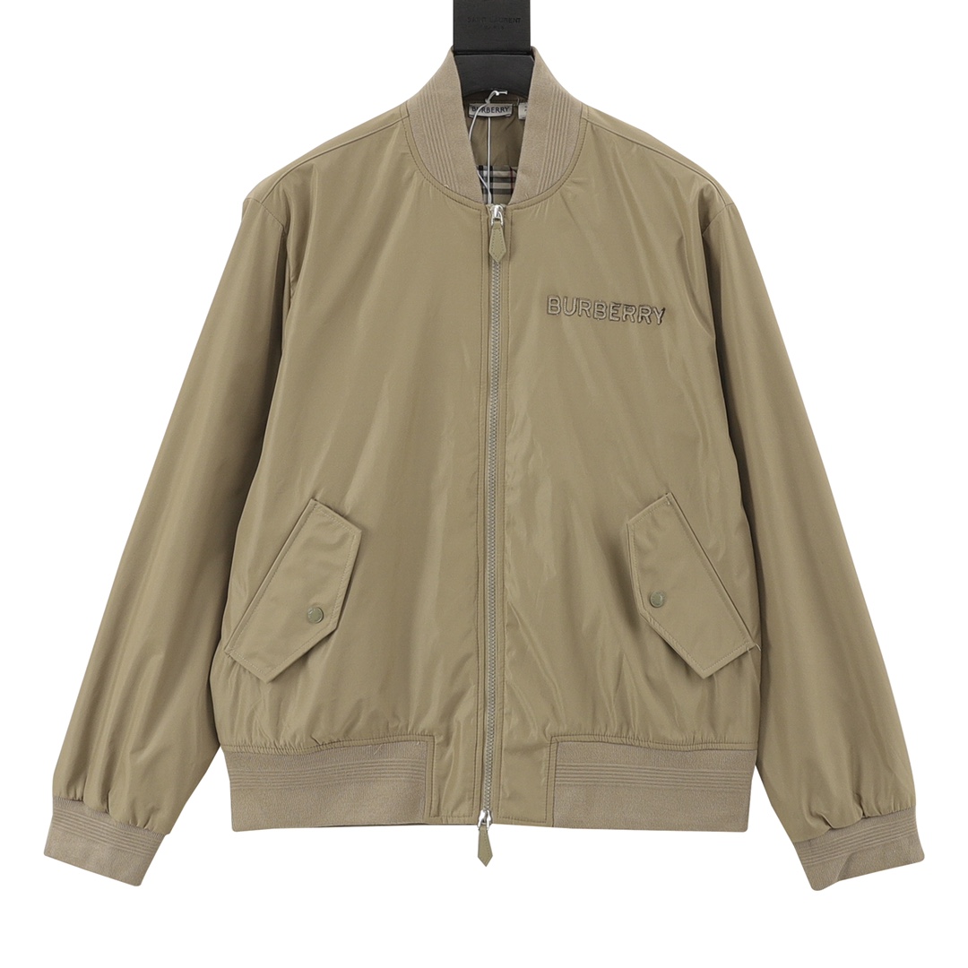 Burberry/巴宝莉 刺绣字母徽标夹克外套