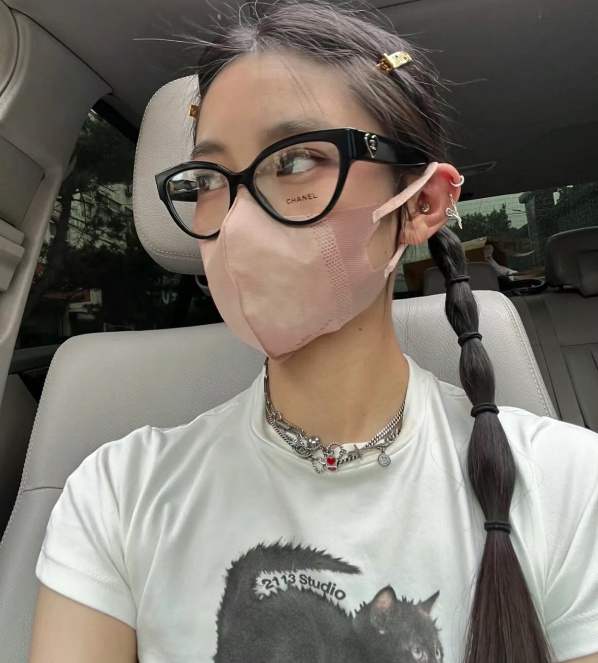 NO:635163,Love makeup mirror, daily wear atmosphere, Cardia high-end jewelry19860909爱心素颜镜 日常穿搭氛围感拿捏,,卡迪亚高端饰品,Jewelry