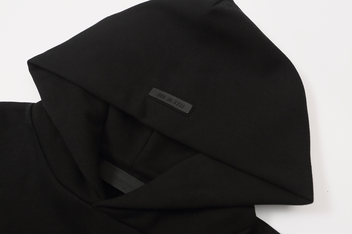 Fear of God Hoodie New Deliveries: NCP LM841# Black/Light Gray, Sizes S-XL. - 图片 6