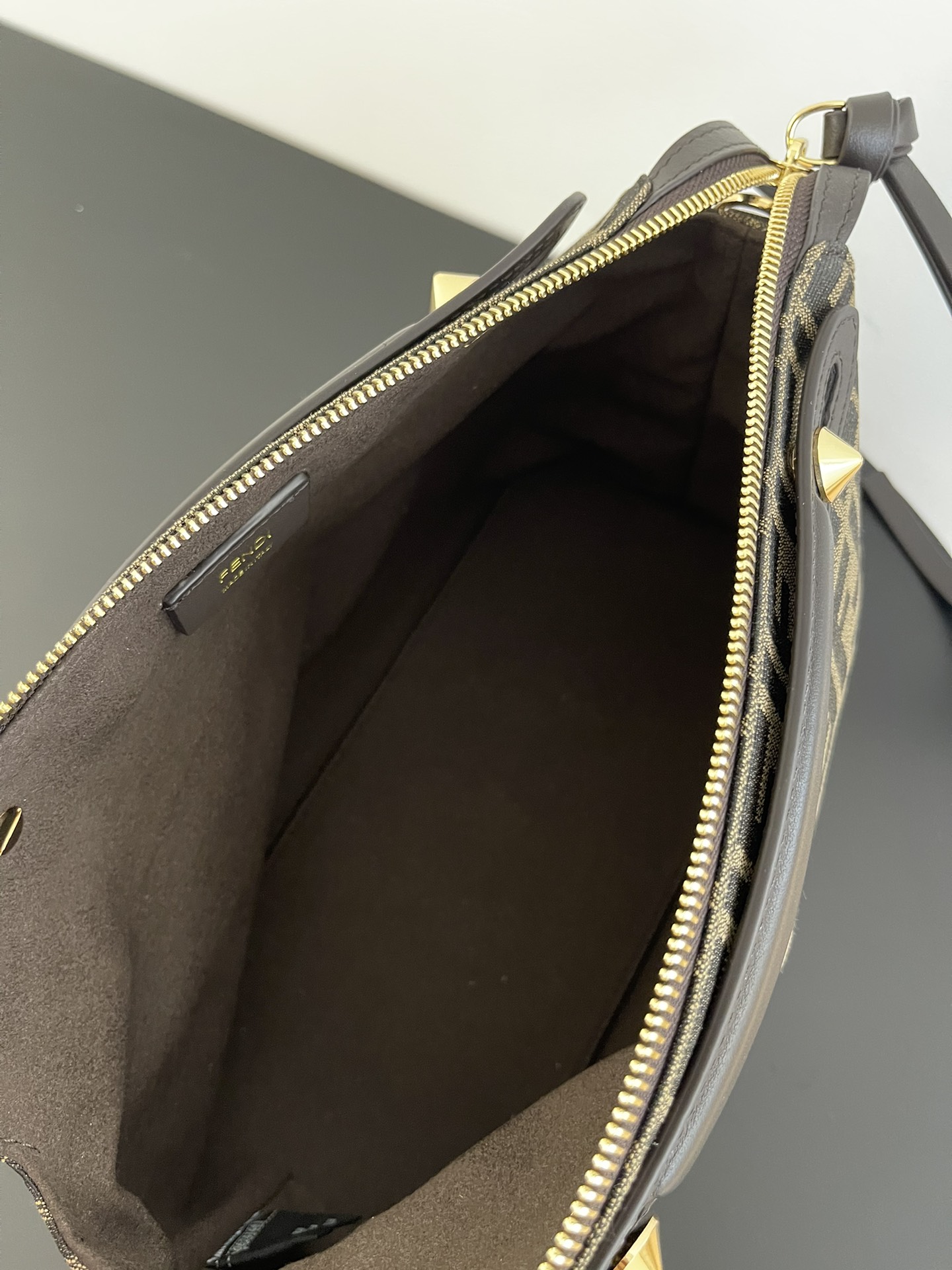 Fendi By The Way Mini Boston Bag with FF Motif and Adjustable Shoulder Strap 7 i1725606786 7653 5