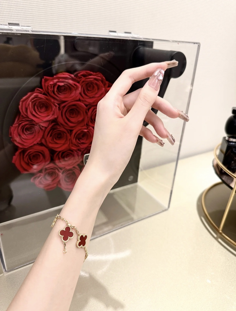 Van Cleef & Arpels 高版本vca红玉髓黄金色系列