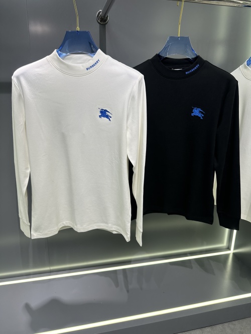 Burberry Men's Long Sleeve Cotton T-Shirt Crew Neck Casual Top 1 Burberry Men's Long Sleeve Cotton T-Shirt Crew Neck Casual Top