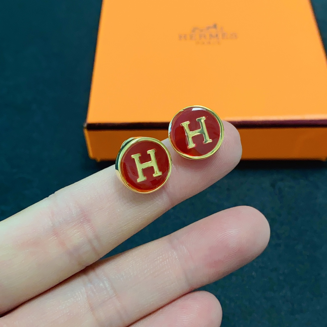 Hermès luxury earrings 8