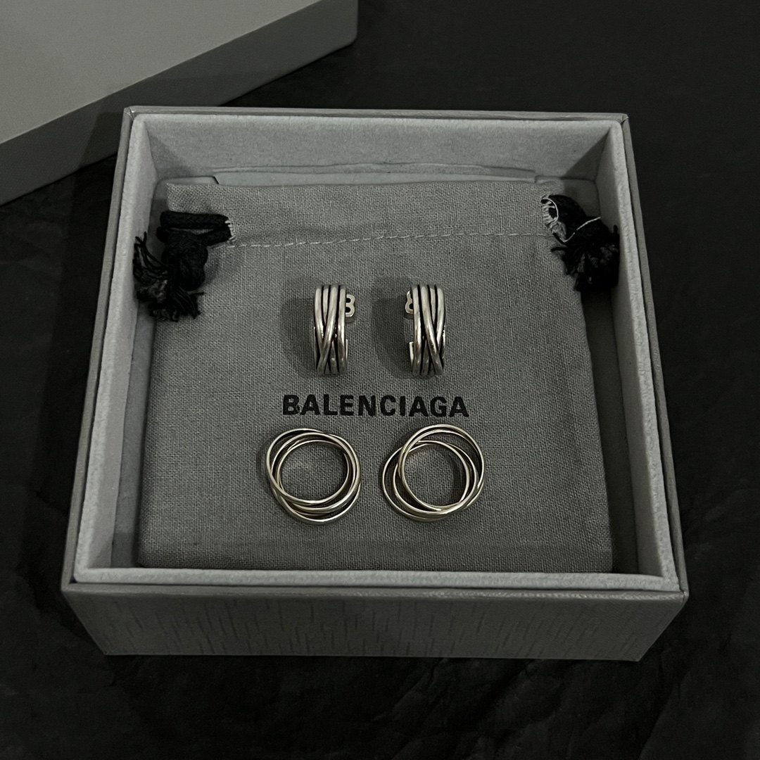 巴黎世家 Balenciaga 高定典藏传世高定珠宝耳环项链戒指首饰 #05EAF669 4